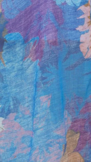 Rahima Maxi Dress - Blue Floral - Image 20