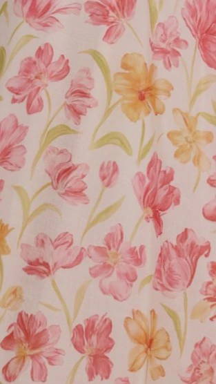 Rahima Maxi Dress - Pink/Yellow Flower - Image 9