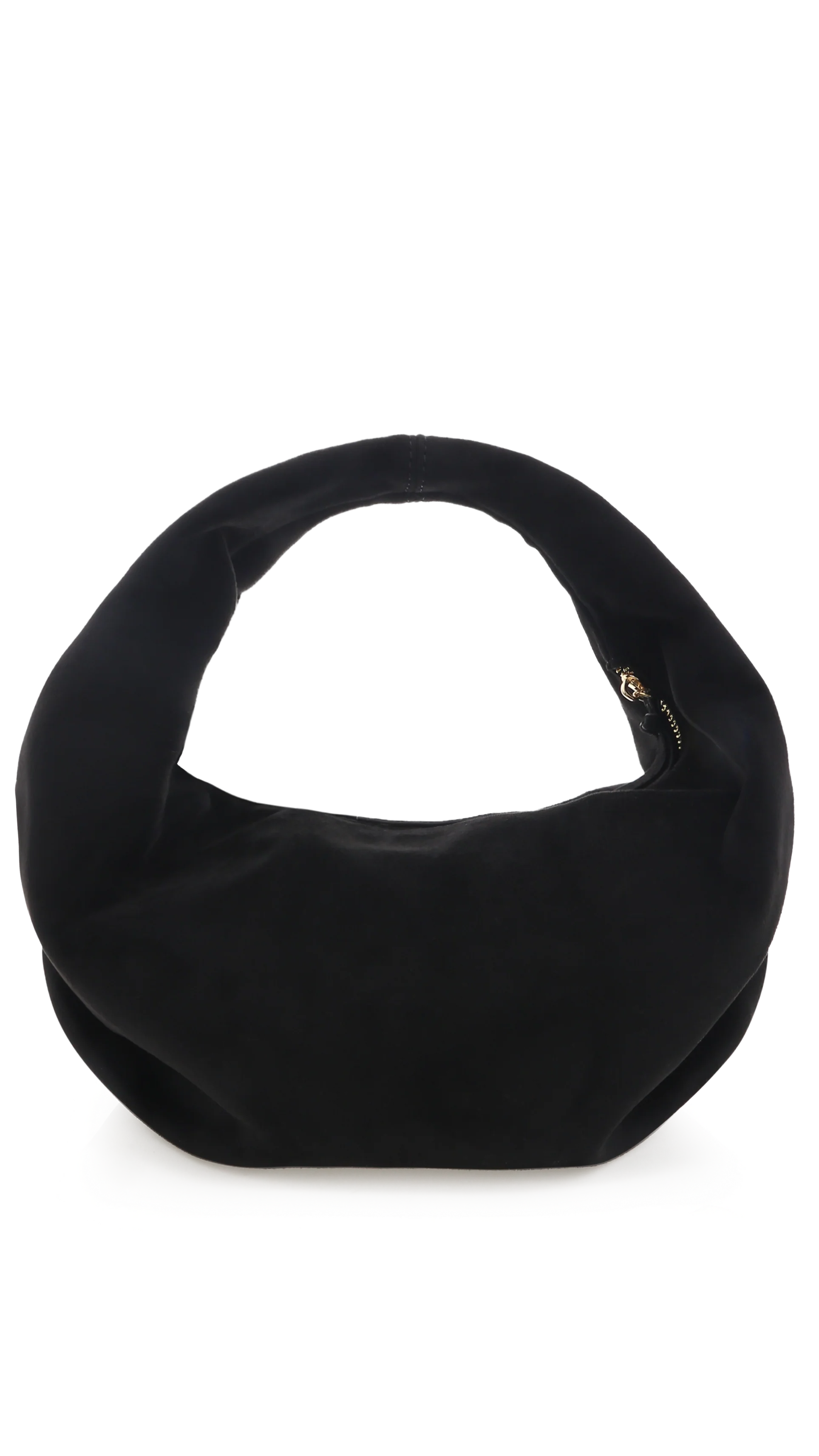 Renee Shoulder Bag - Black Suede - Image 3