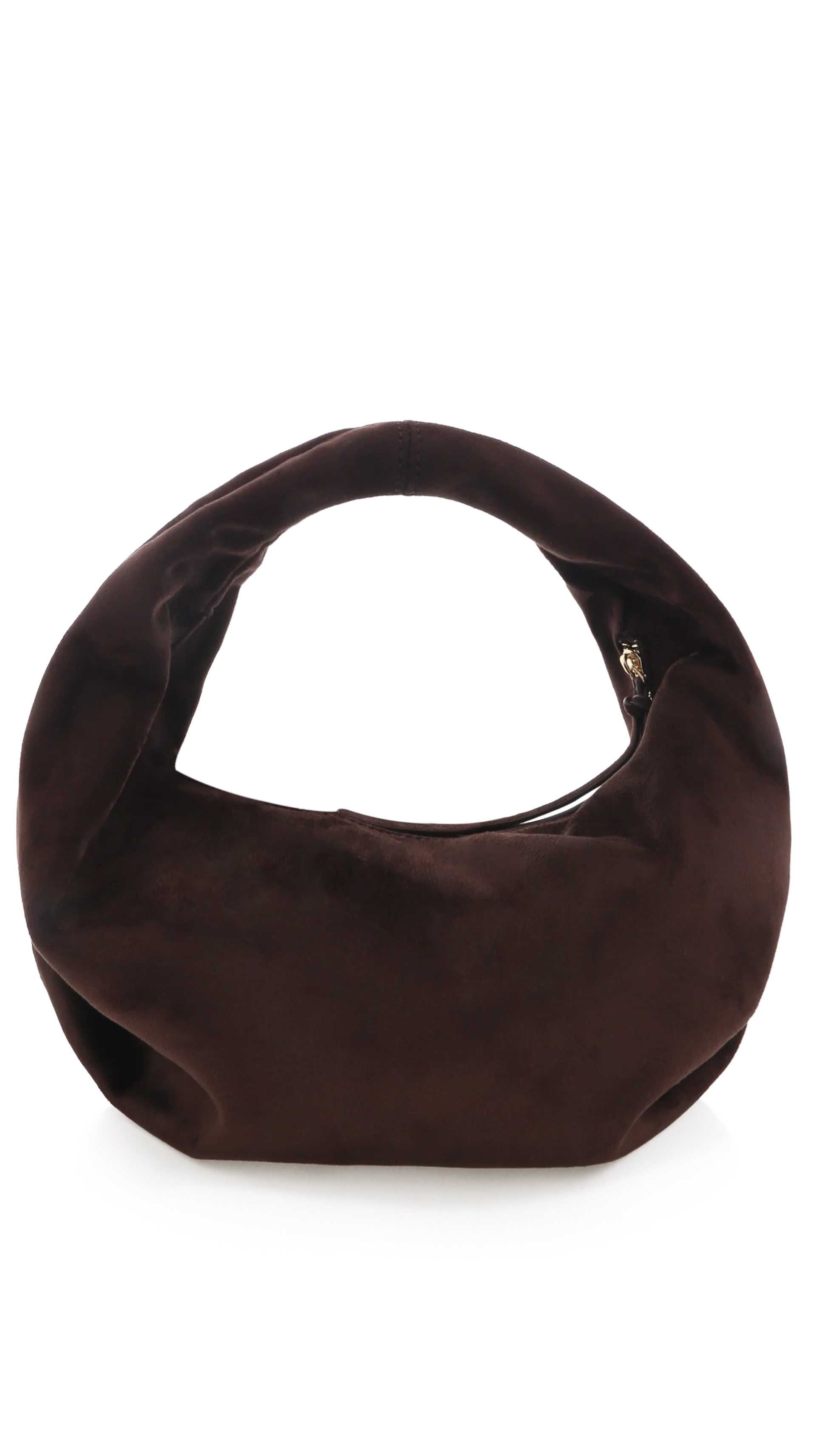 Renee Shoulder Bag - Chocolate Suede - Image 4