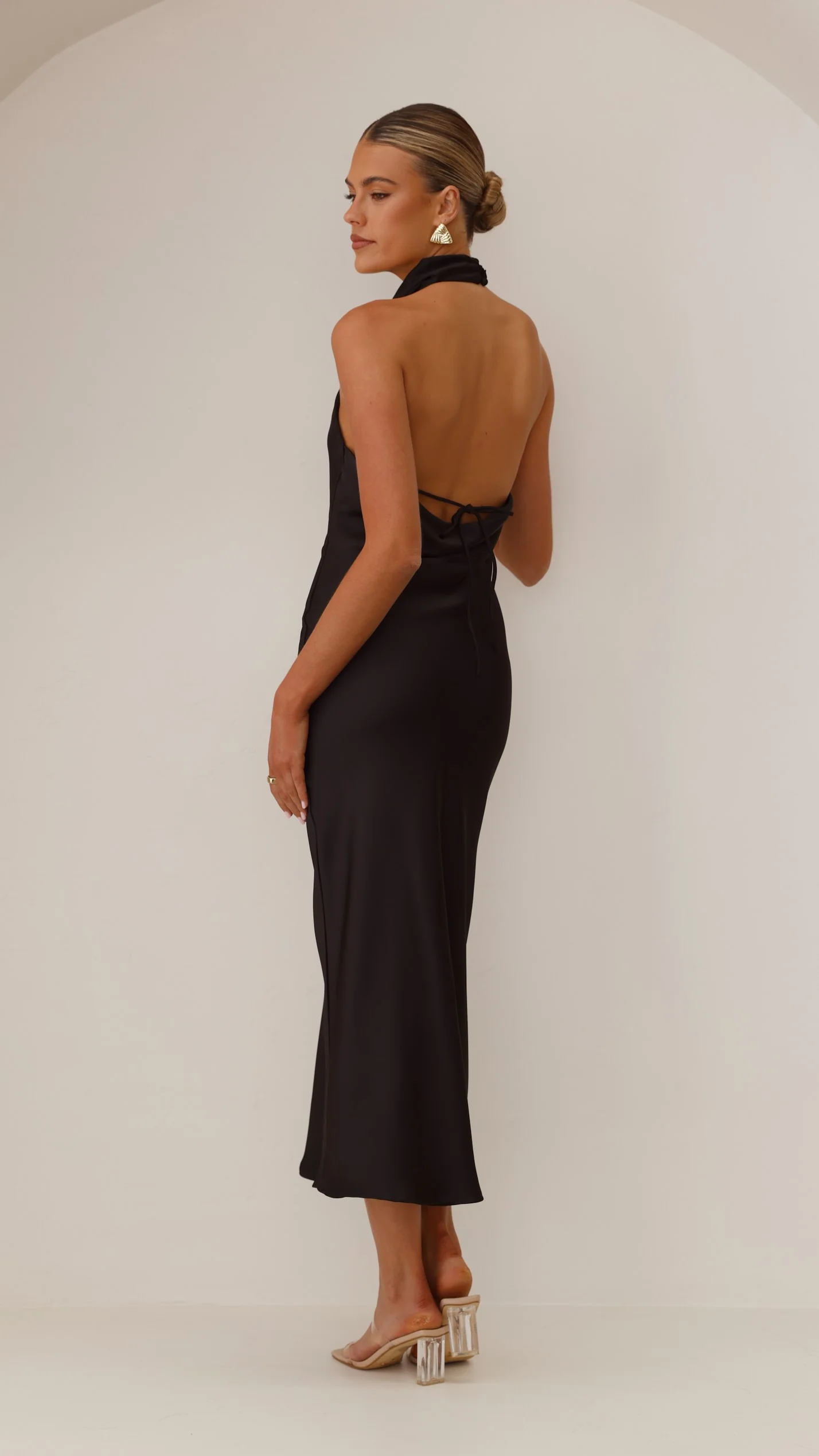 Rina Midi Dress - Black - Image 2