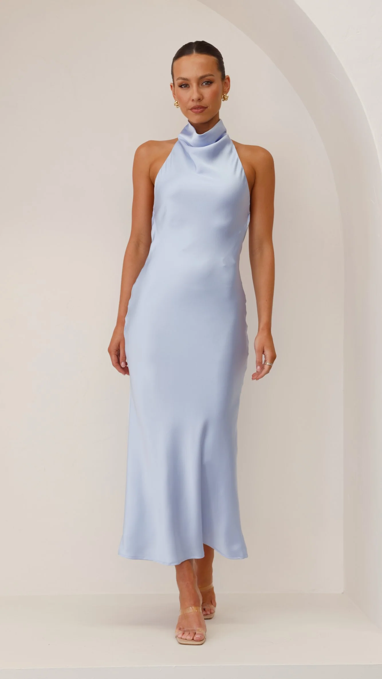 Rina Midi Dress - Blue Bell - Image 10