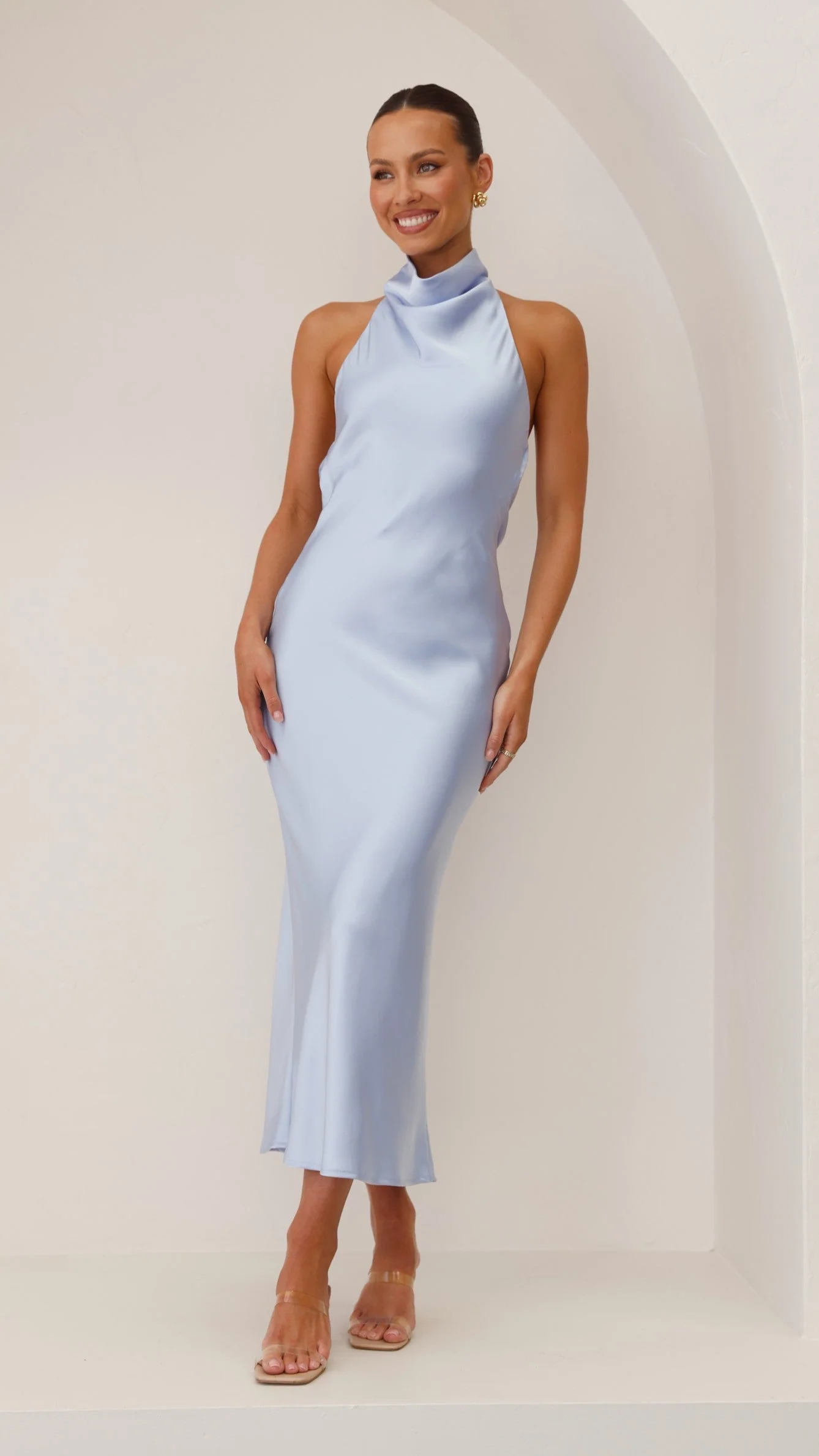 Rina Midi Dress - Blue Bell - Image 14