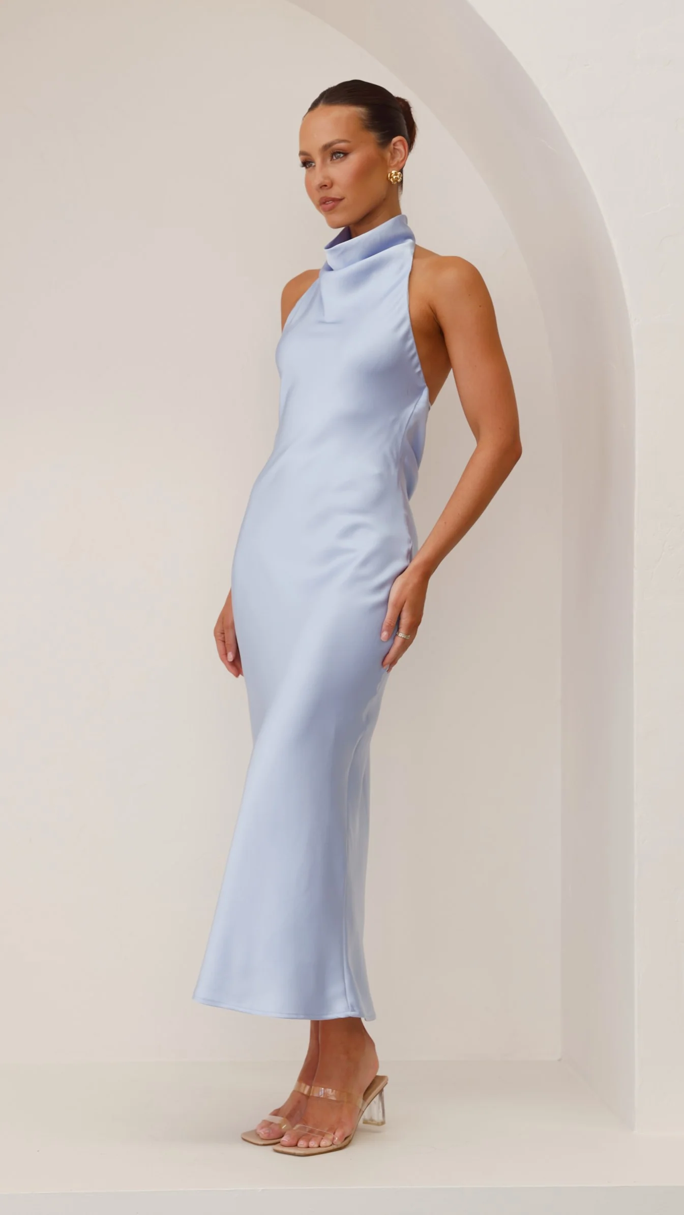 Rina Midi Dress - Blue Bell - Image 3