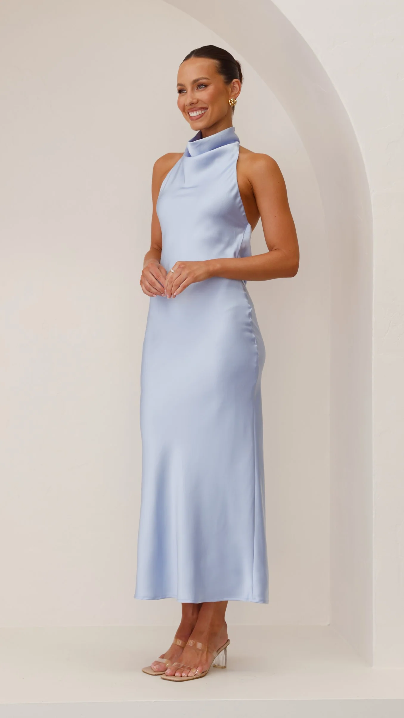 Rina Midi Dress - Blue Bell - Image 8