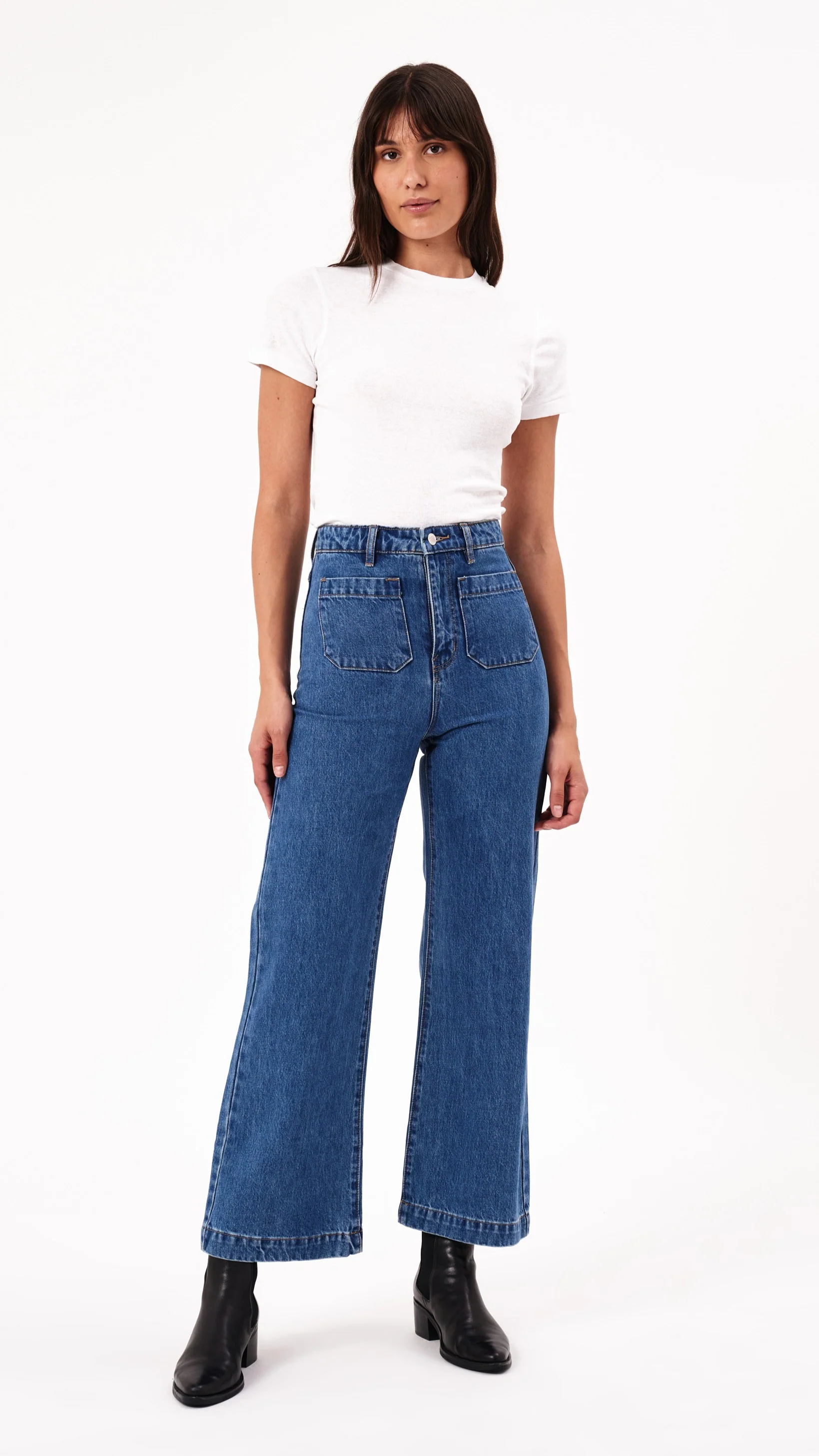 Rollas Sailor Jean - Ashley Blue - Image 14