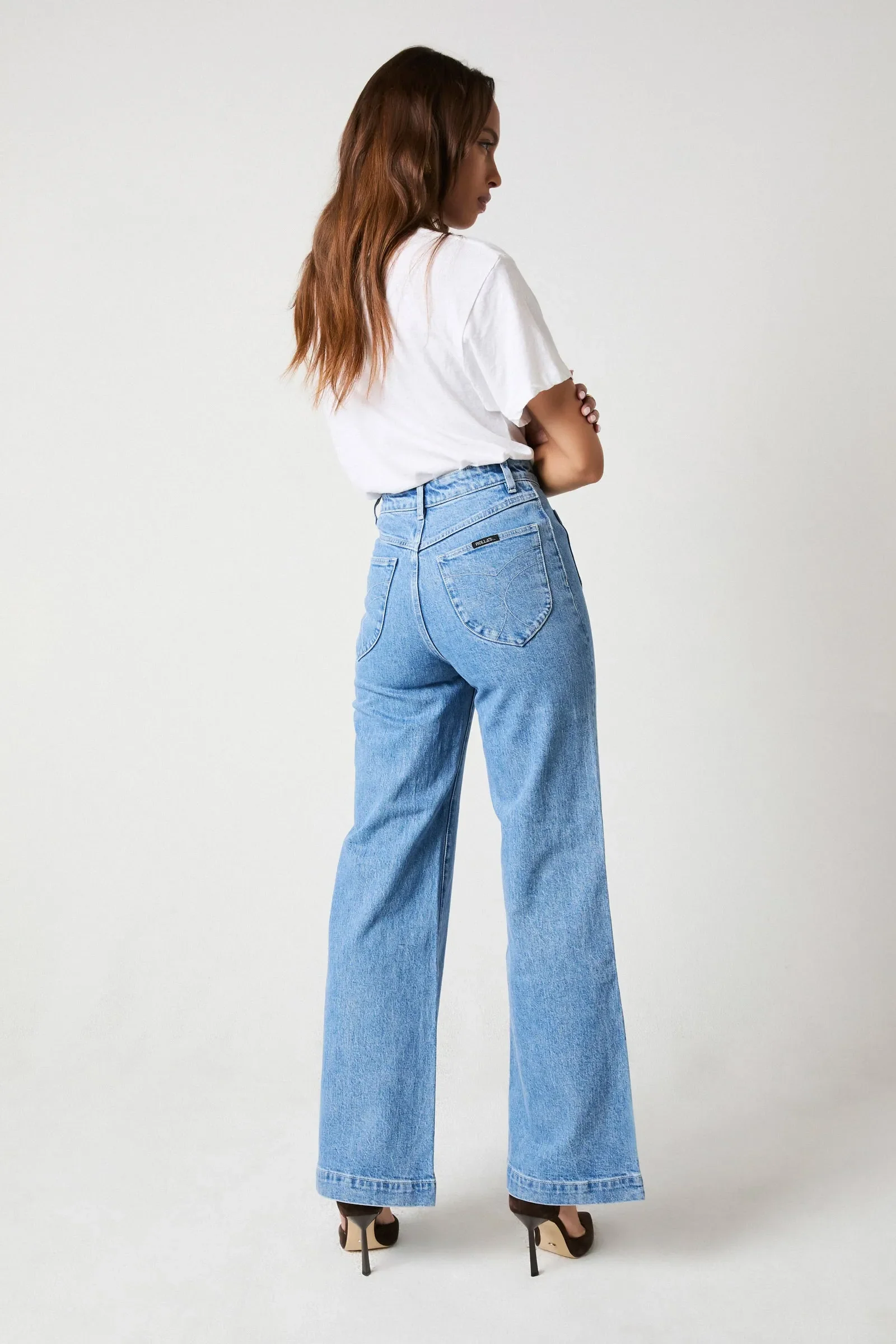 Rollas Sailor Jean Long - Lily Blue - Image 5