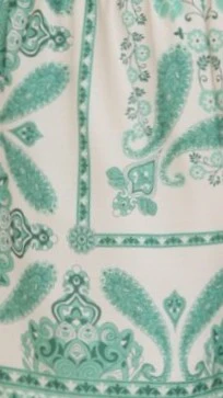 Romi Shorts - Green Aztec - Image 9