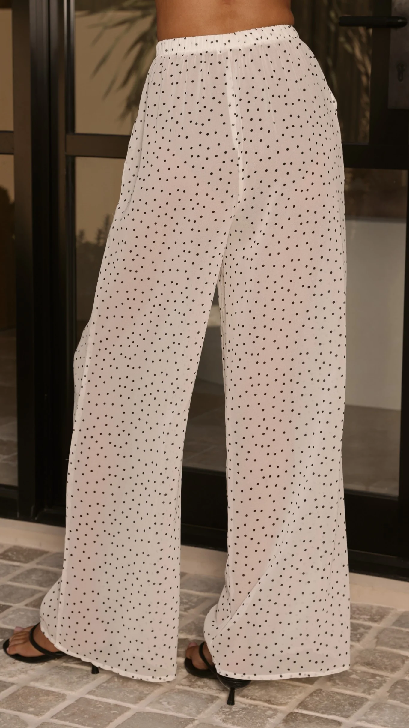 Rubi Top and Pants Set - Cream Polka - Image 10
