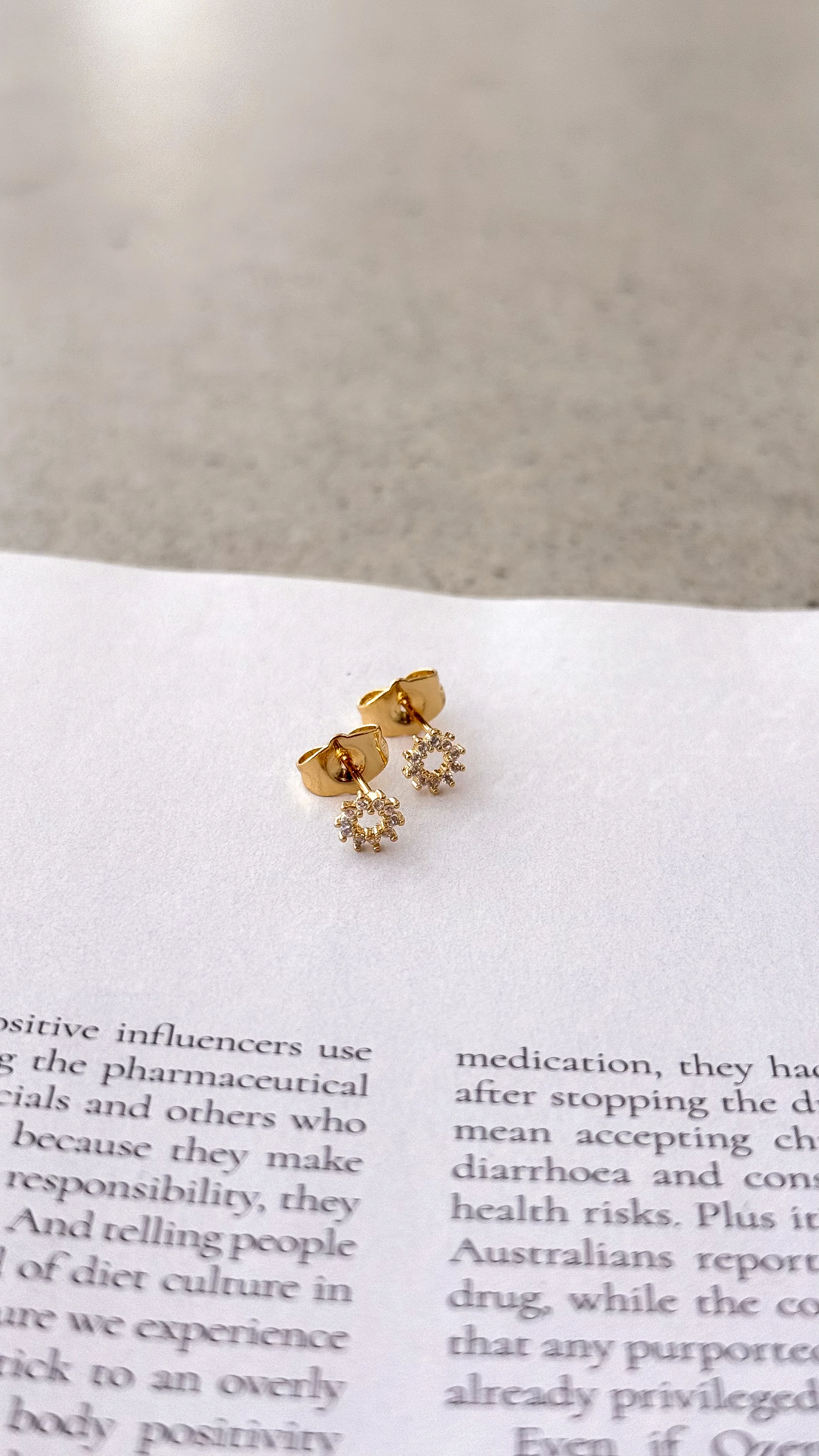 Sally Earrings - Gold - Image 2