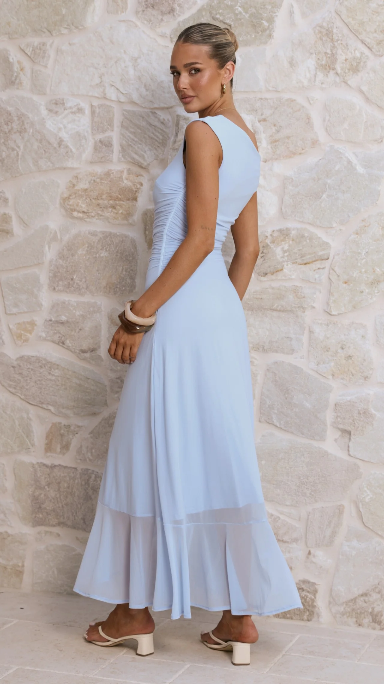 Sareiah Maxi Dress - Blue - Image 2