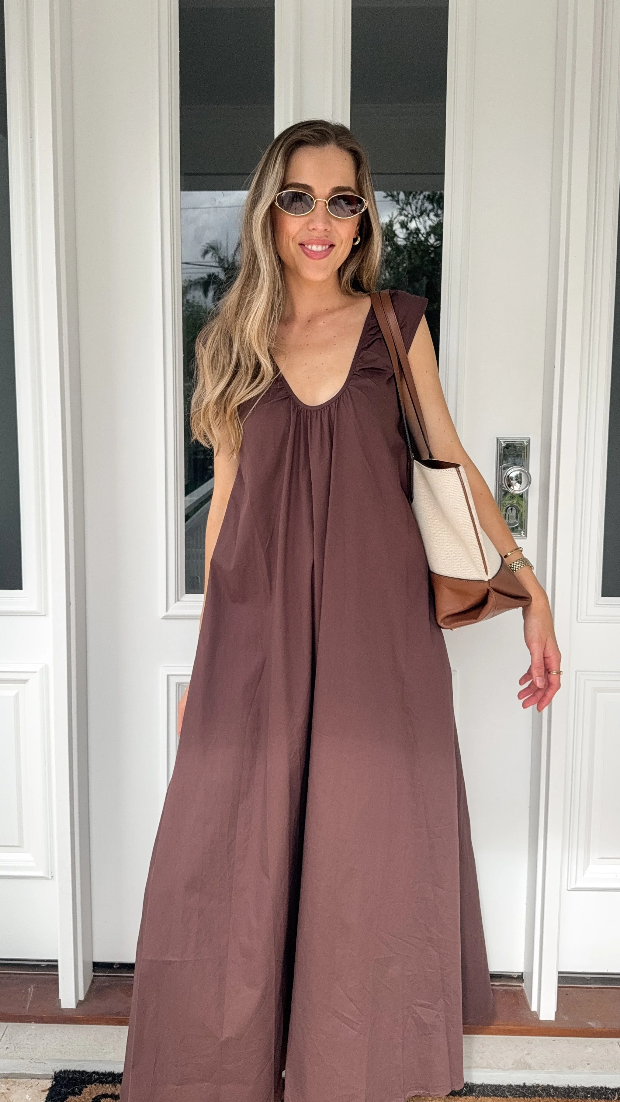 Scout Maxi Dress - Chocolate - Image 10