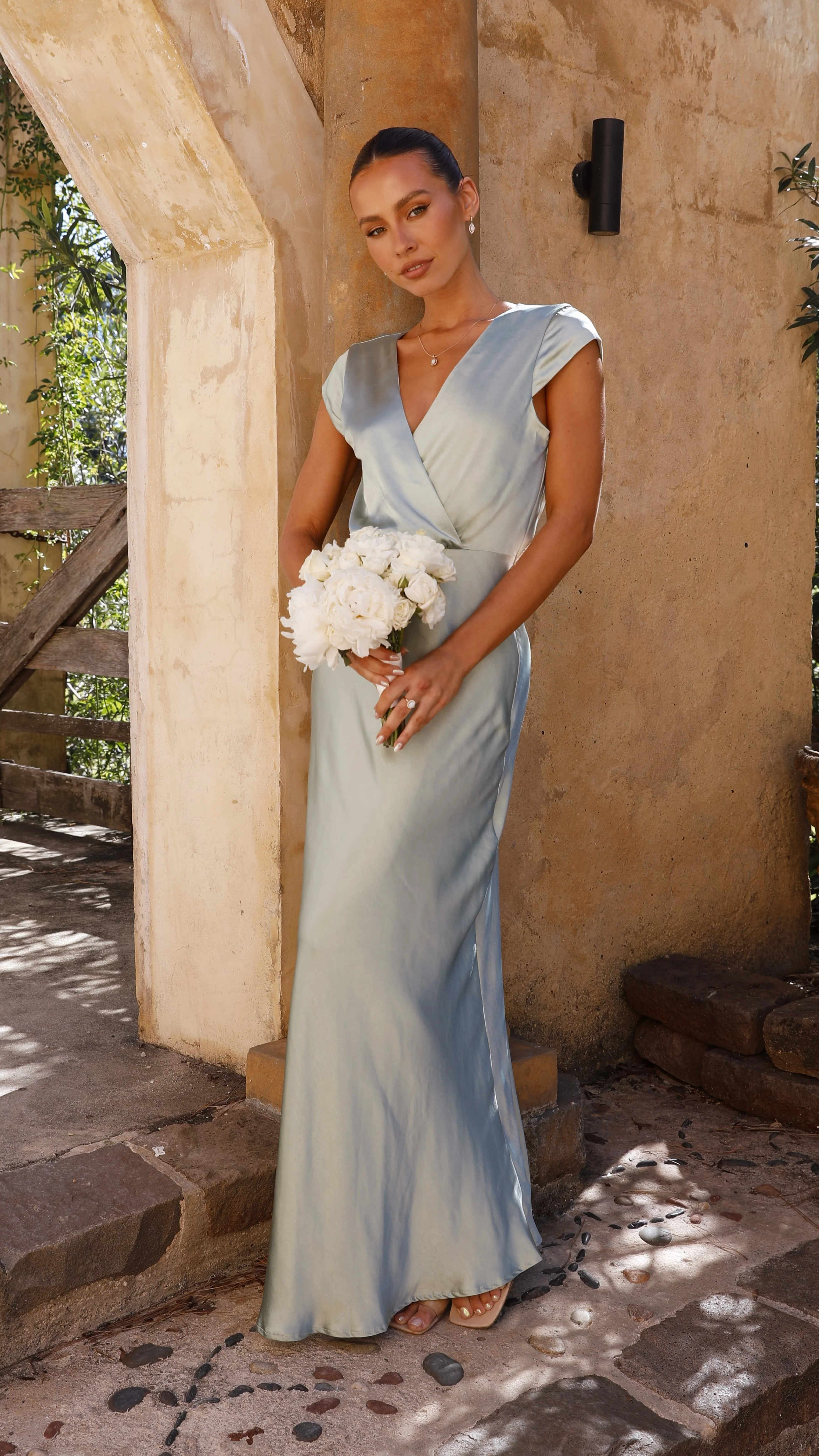 Selma Maxi Dress - Sage - Image 18