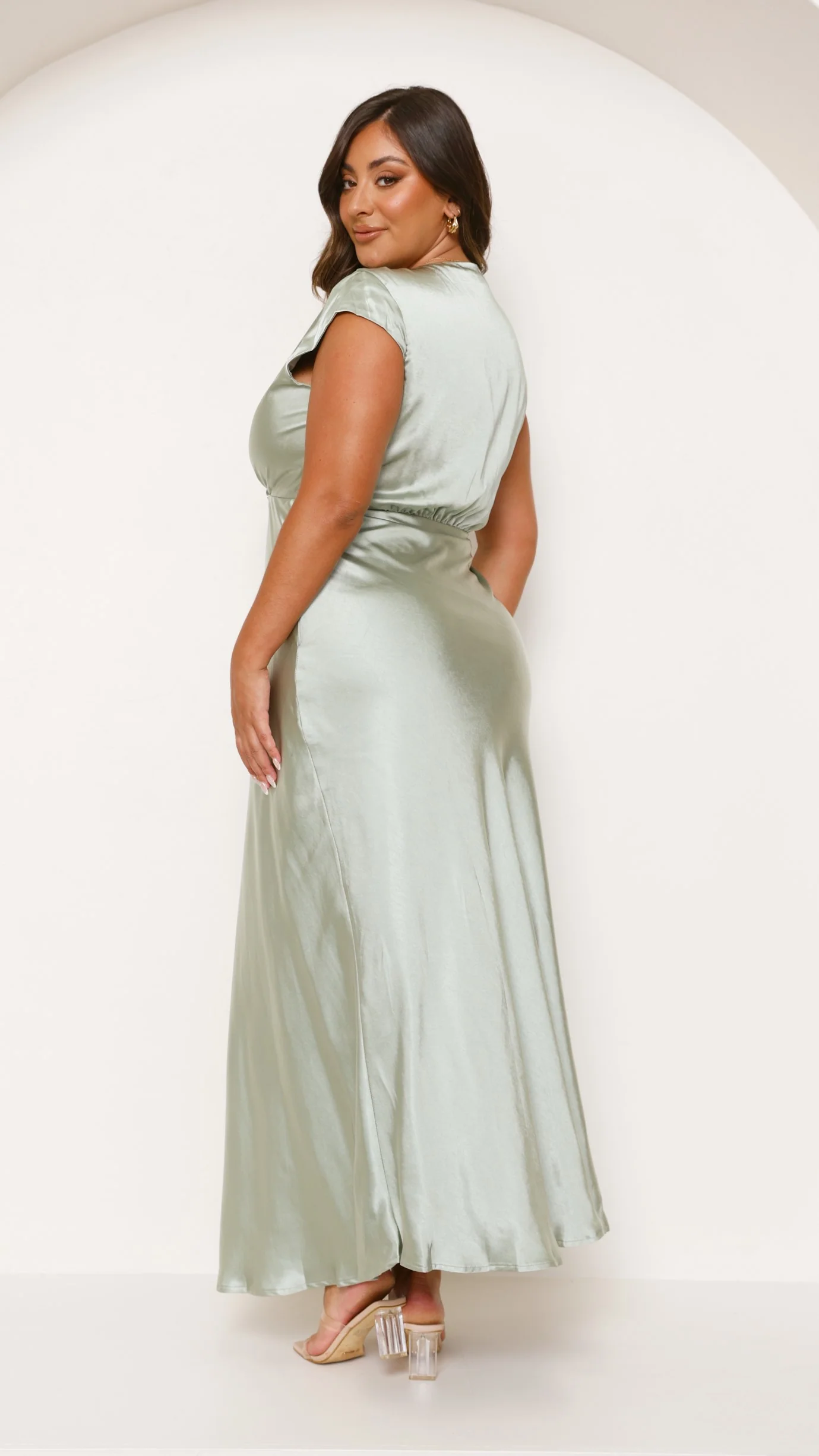 Selma Maxi Dress - Sage - Image 20
