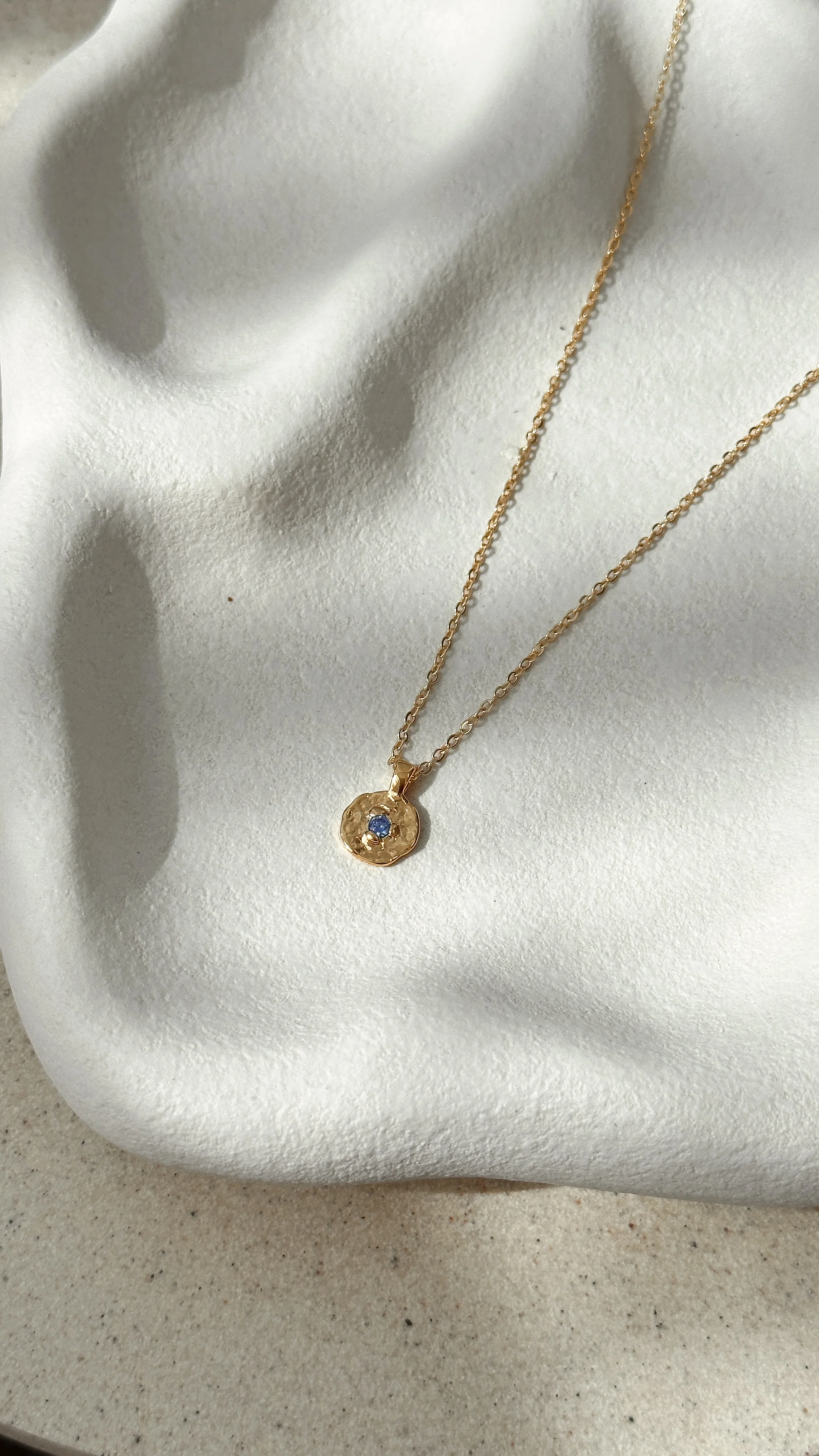 September Birthstone Necklace - Sapphire - Image 3