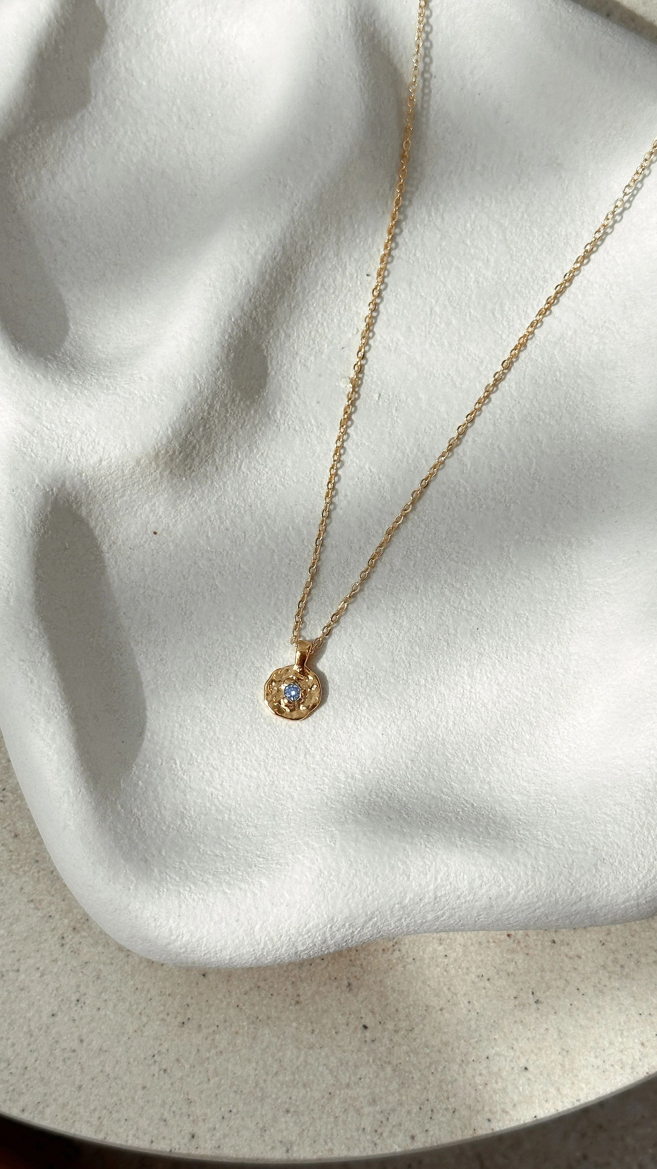 September Birthstone Necklace - Sapphire - Image 4