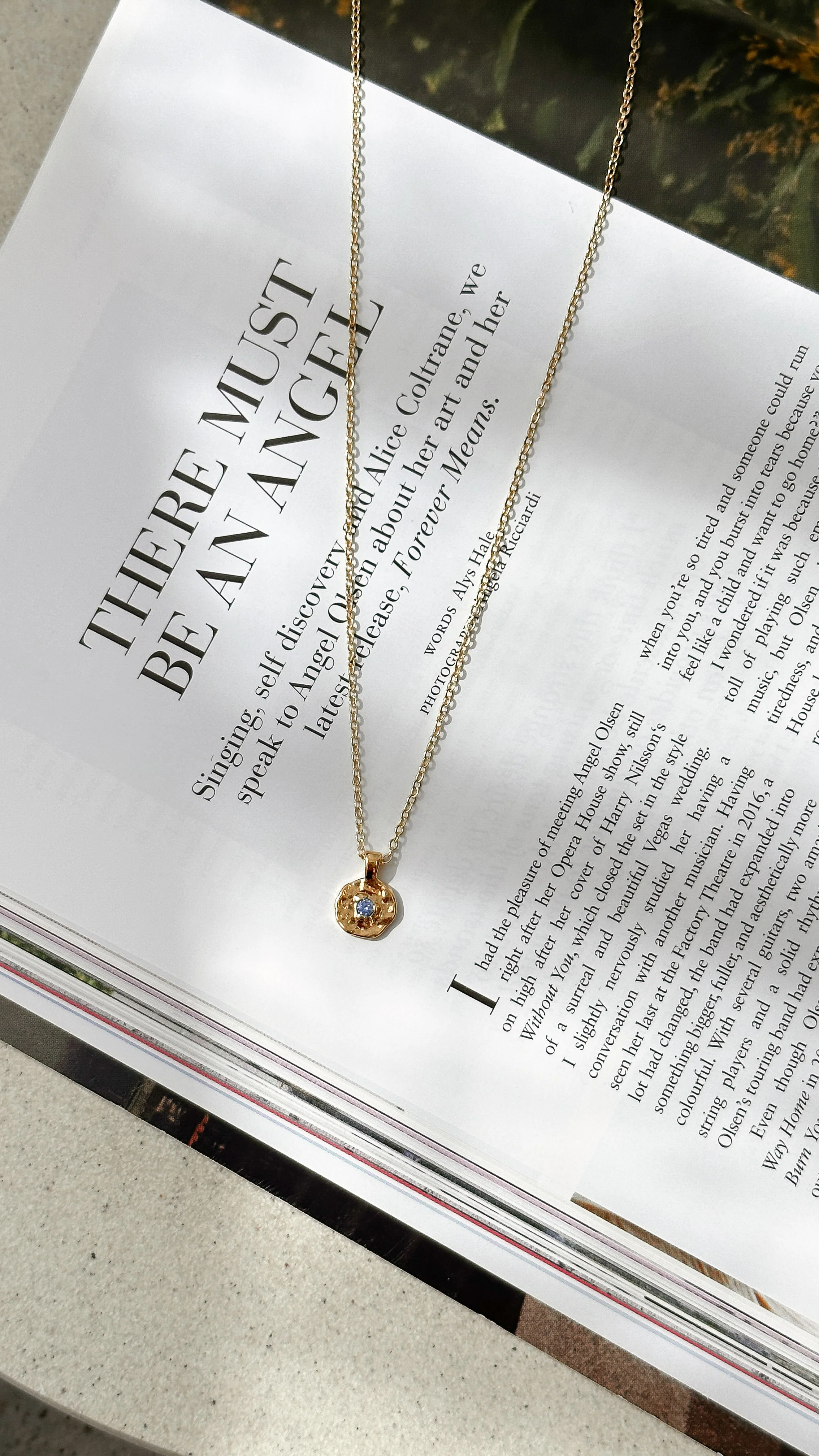 September Birthstone Necklace - Sapphire - Image 6