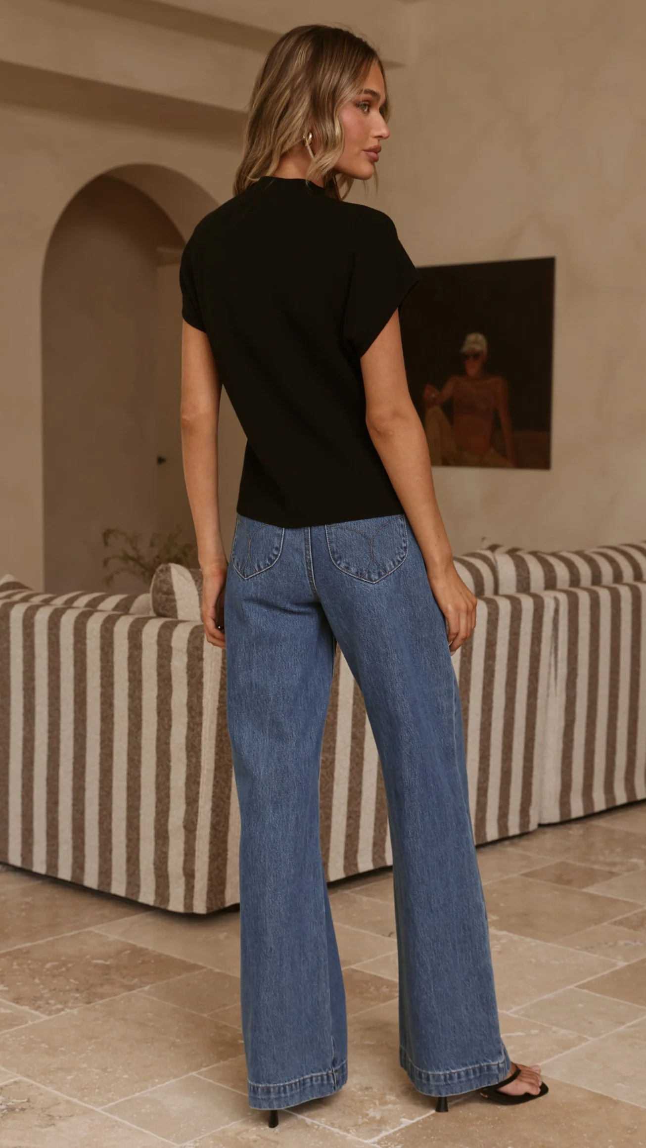 Shiloh Knit Top - Black - Image 2