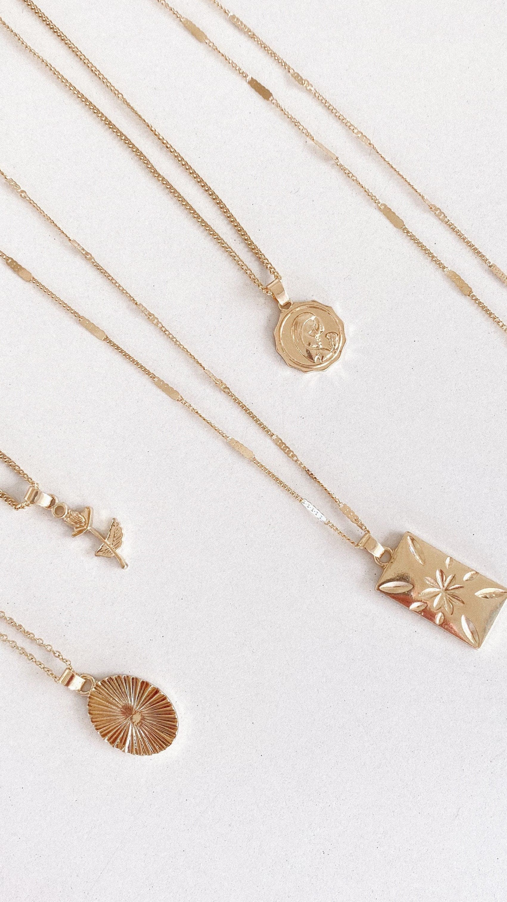 Sierra Fine Necklace Set - Gold - Image 2