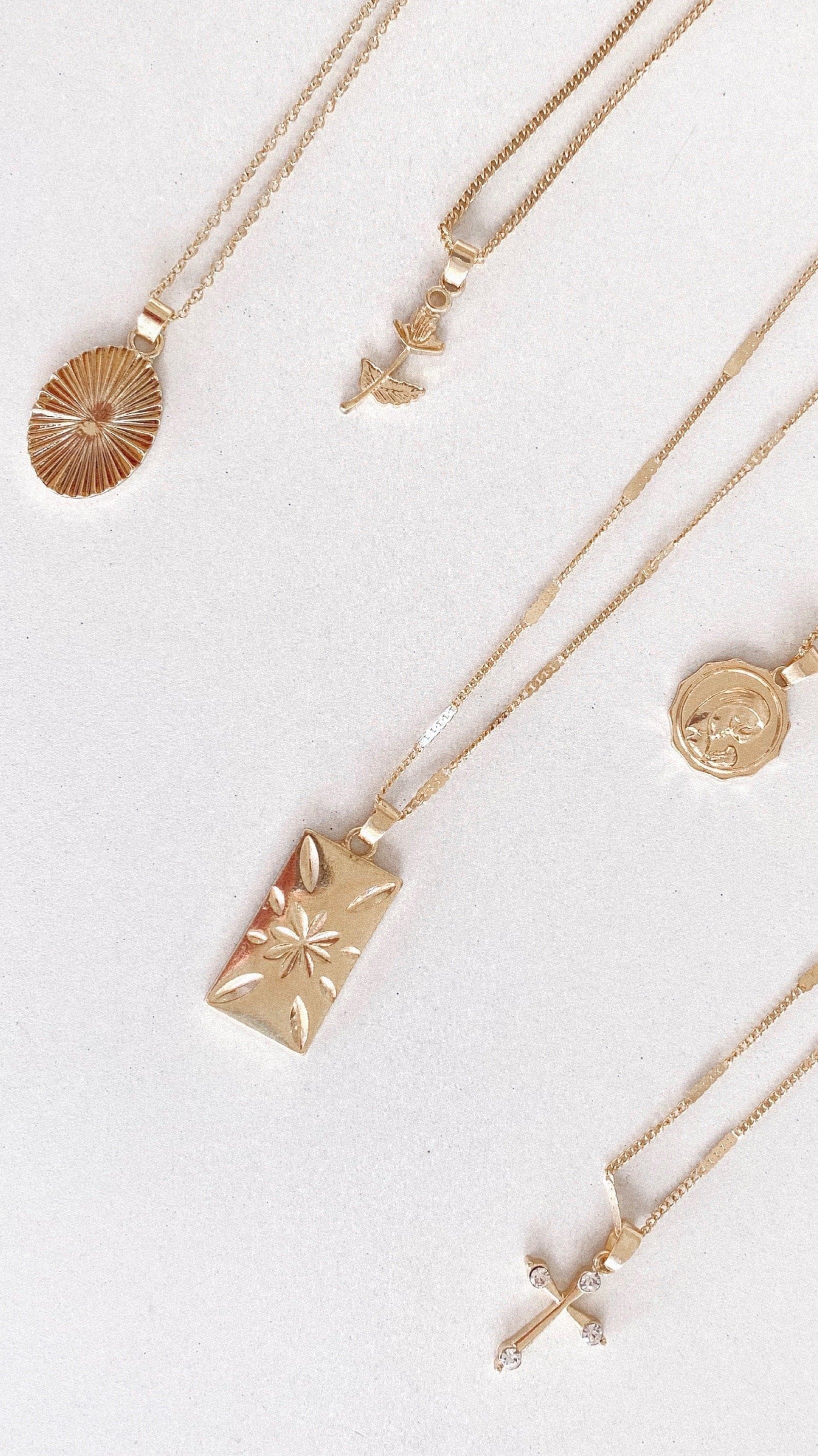 Sierra Fine Necklace Set - Gold - Image 24
