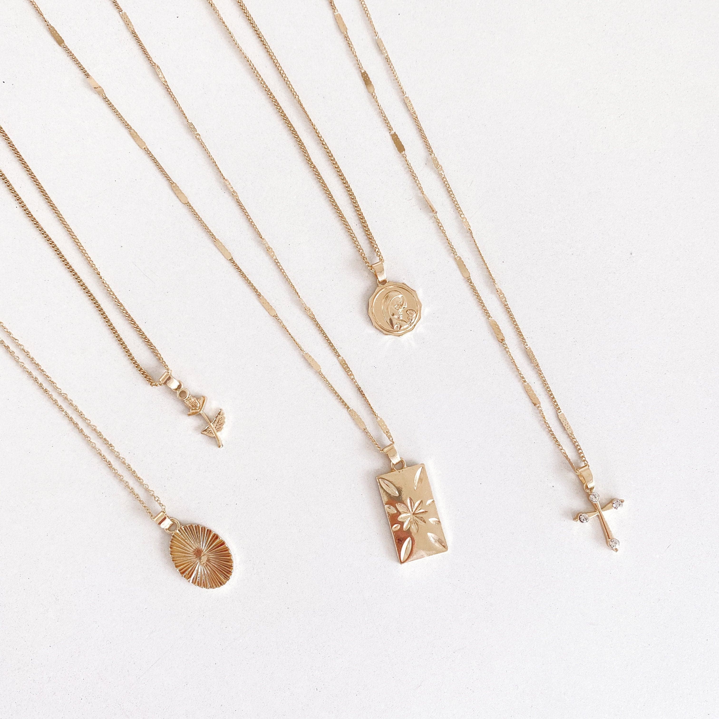 Sierra Fine Necklace Set - Gold - Image 3
