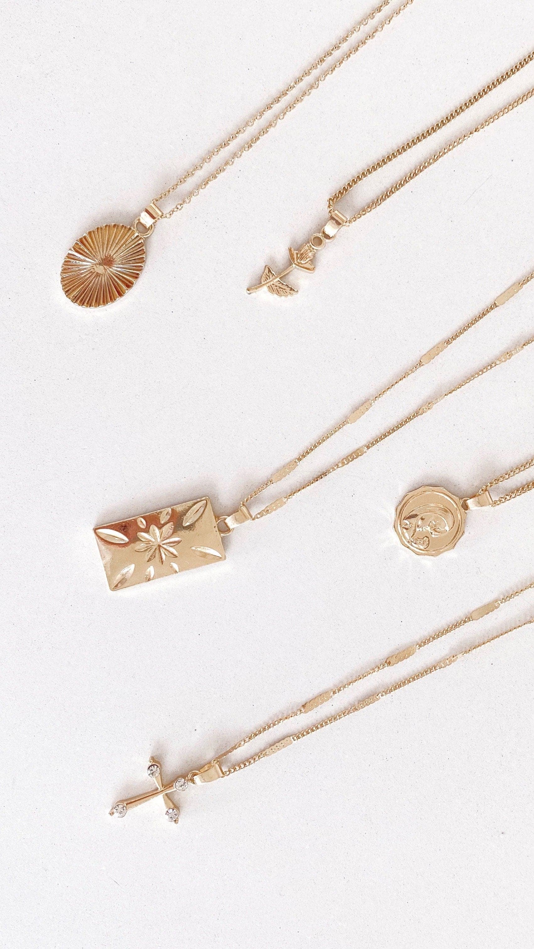 Sierra Fine Necklace Set - Gold - Image 5