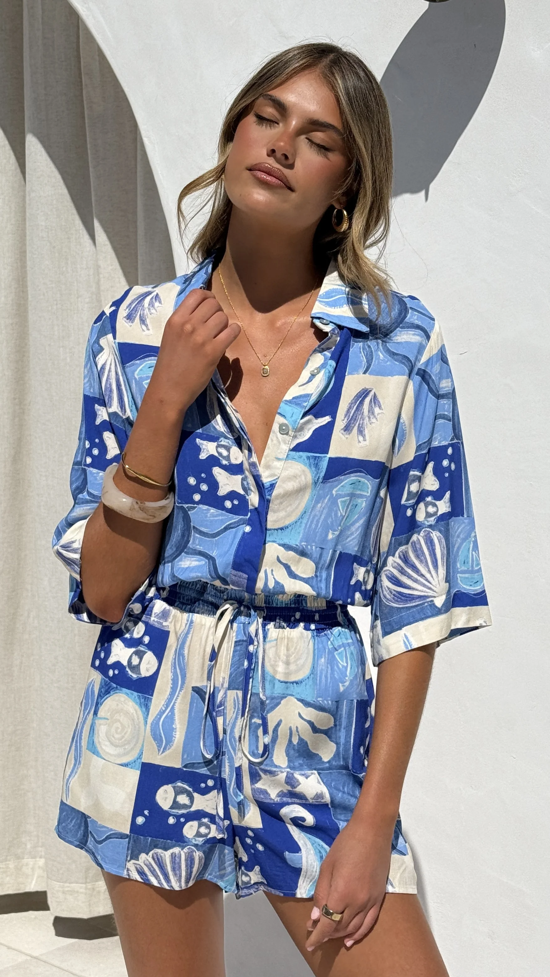 Silla Playsuit - Ocean Mirage - Image 7