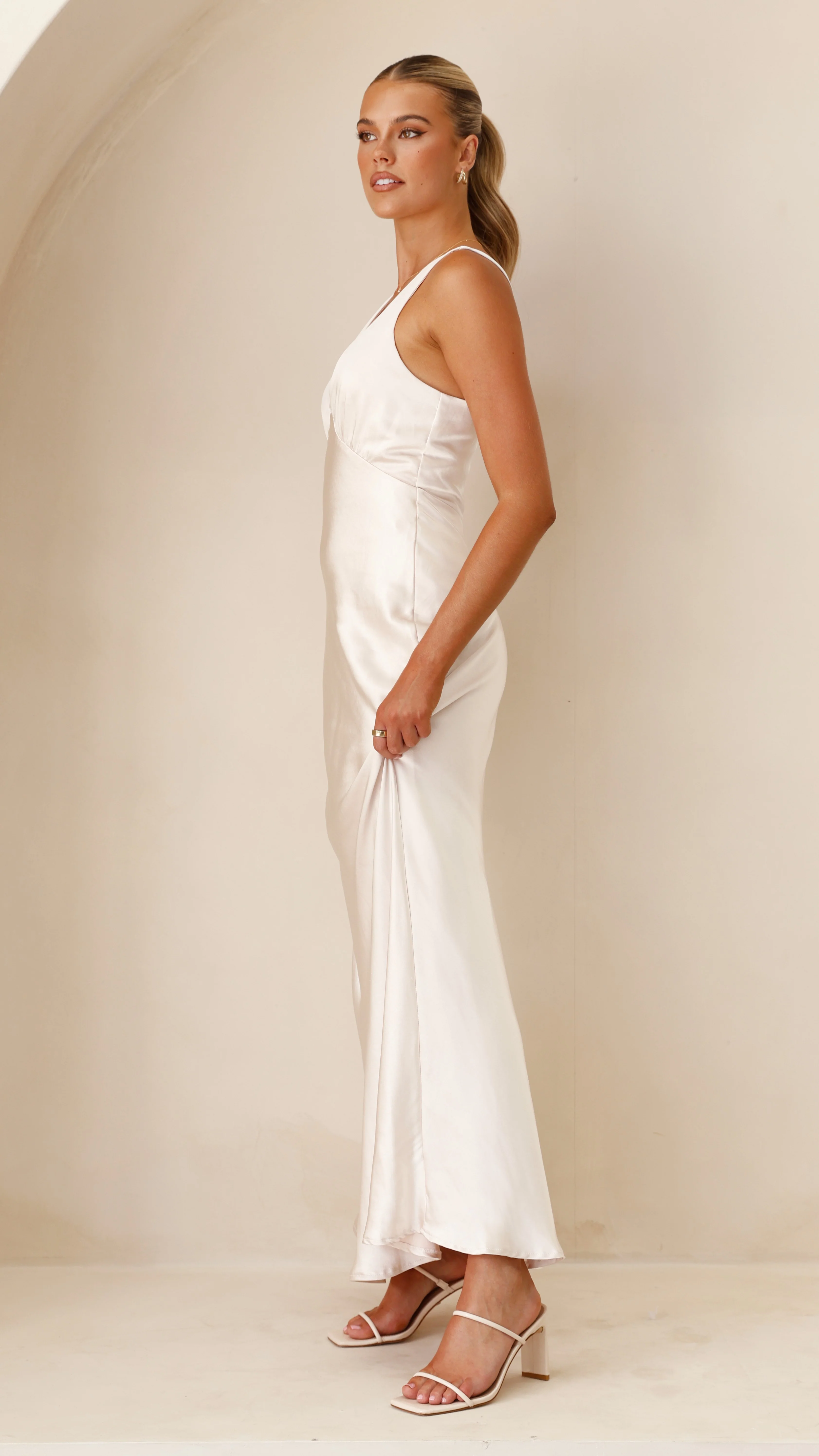 Sofia Maxi Dress - Champagne - Image 6