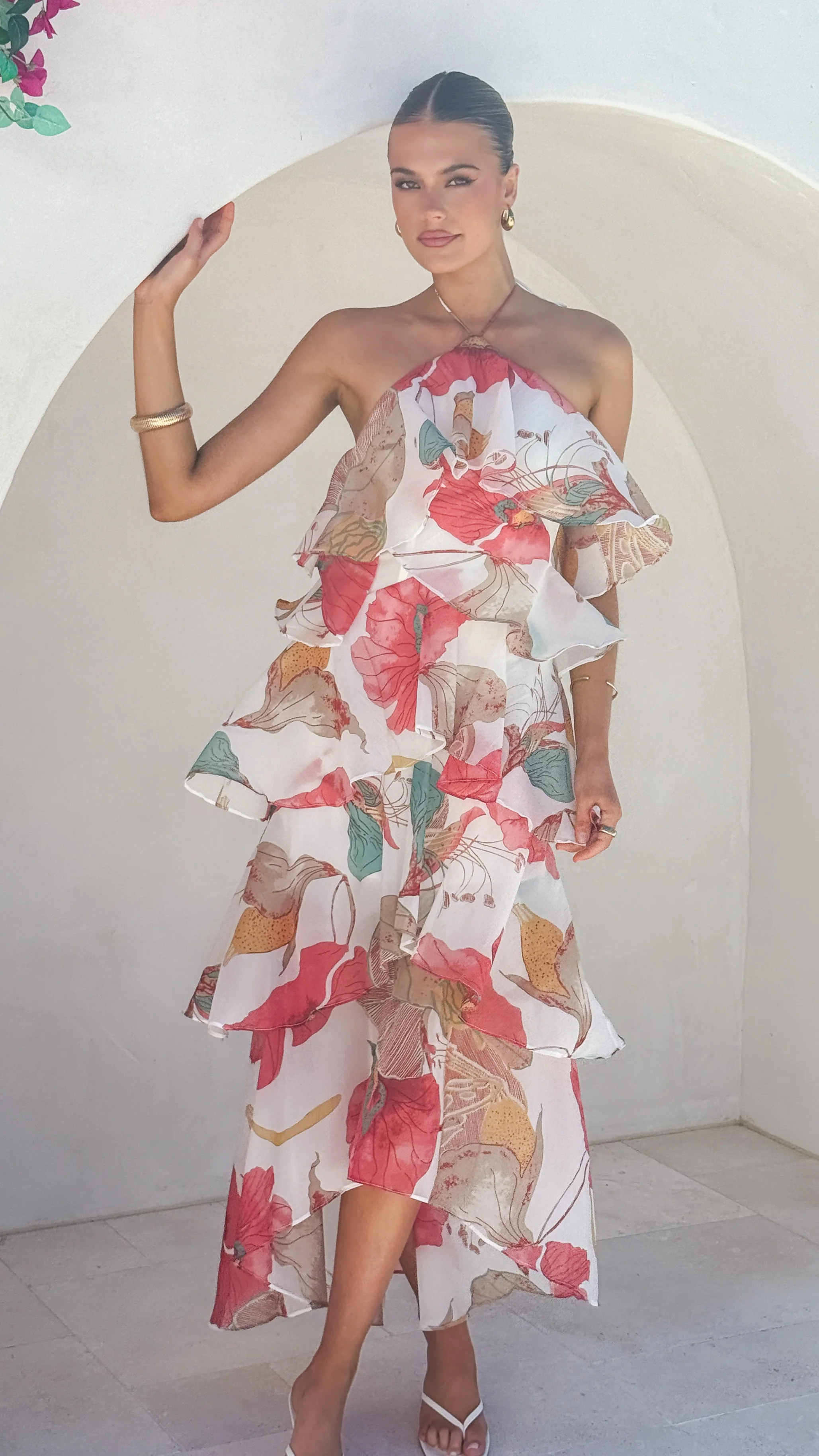 Soho Maxi Dress - Blush Lotus - Image 5