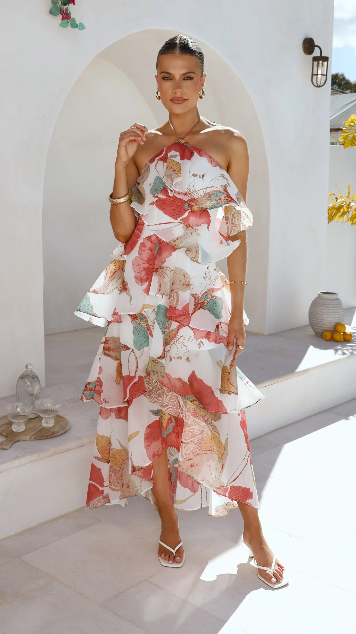 Soho Maxi Dress - Blush Lotus - Image 6