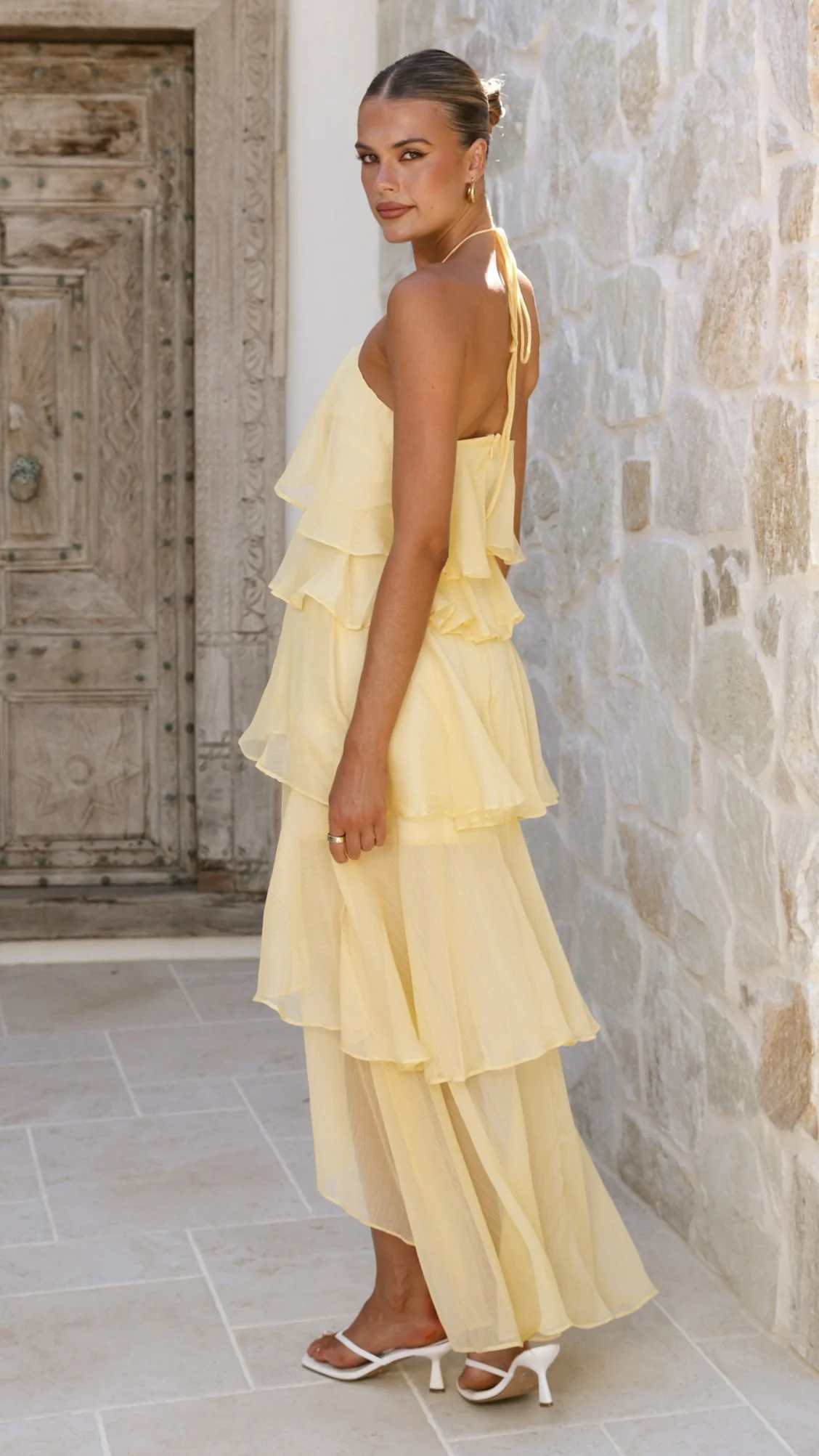 Soho Maxi Dress - Yellow - Image 7