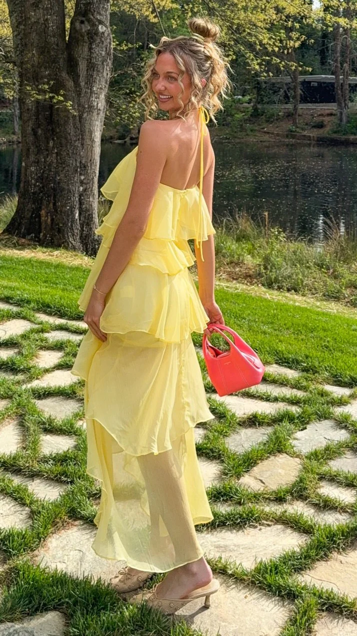 Soho Maxi Dress - Yellow - Image 9