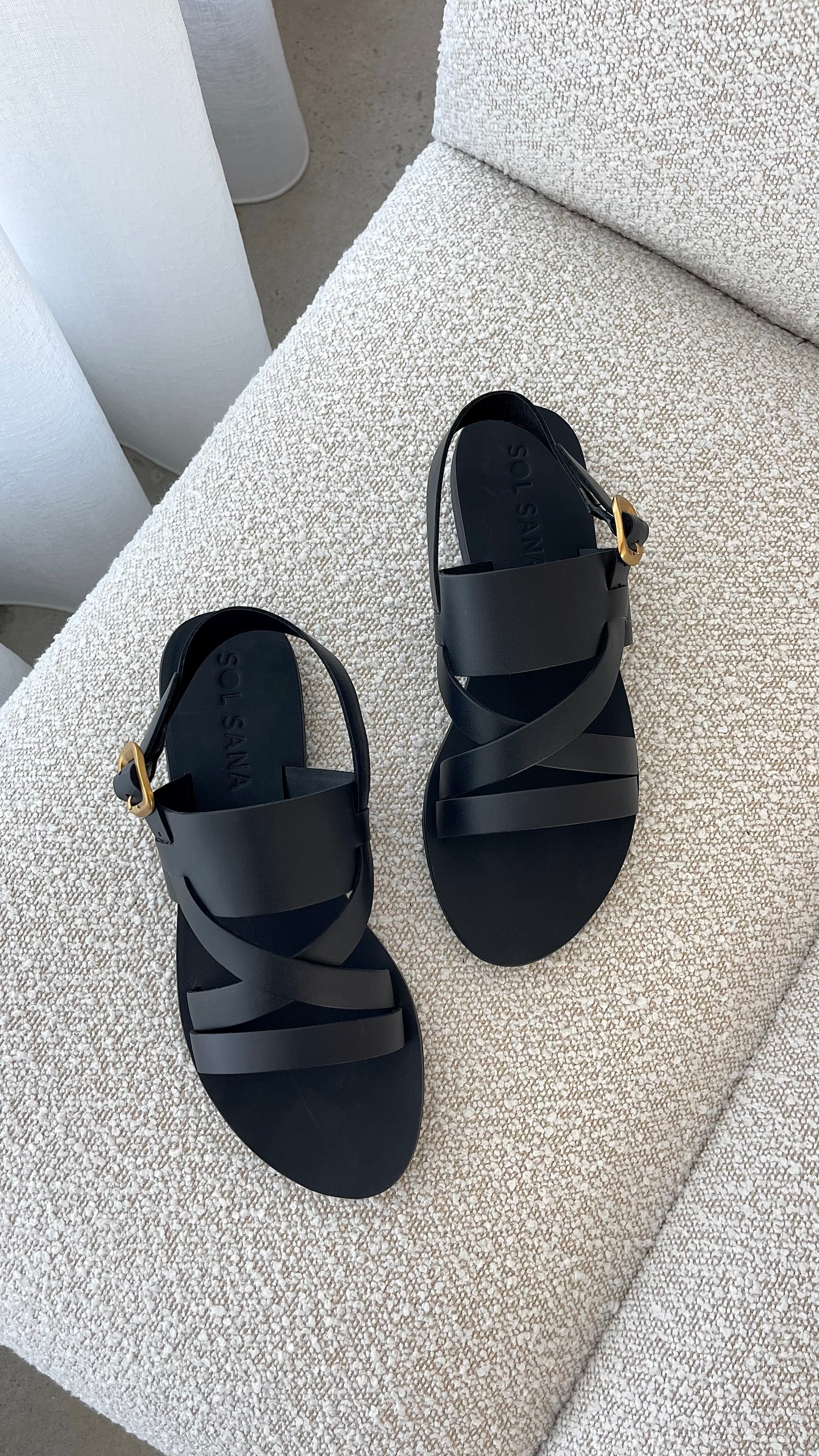 Sol Sana Palermo Sandal - Black - Image 4