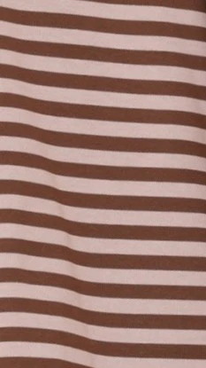 Solana Long Sleeve Top - Pink/Choc Stripe - Image 8