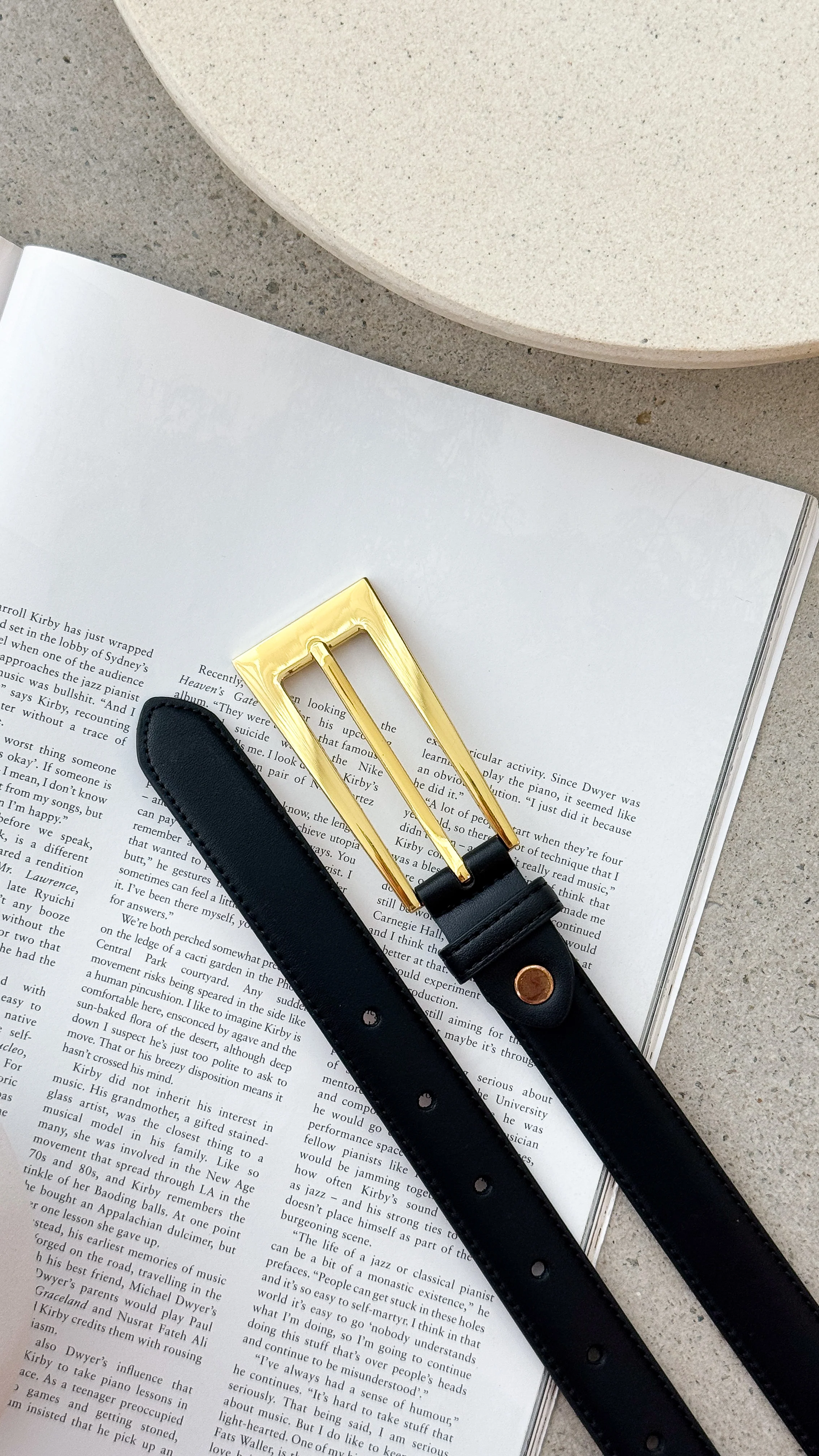 Stacey Belt - Black / Gold - Image 3
