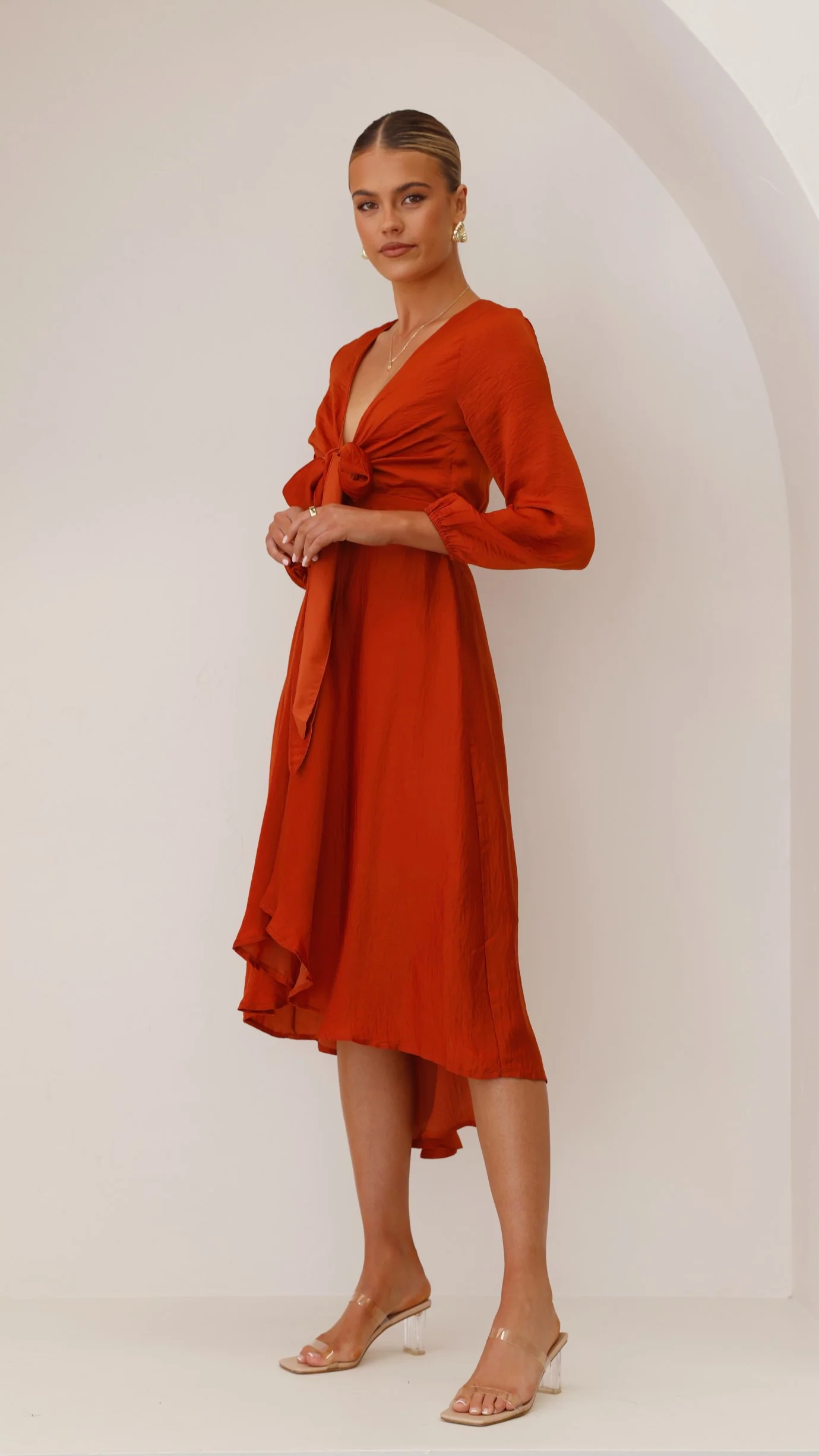 Starry Nights Dress - Rust - Image 10