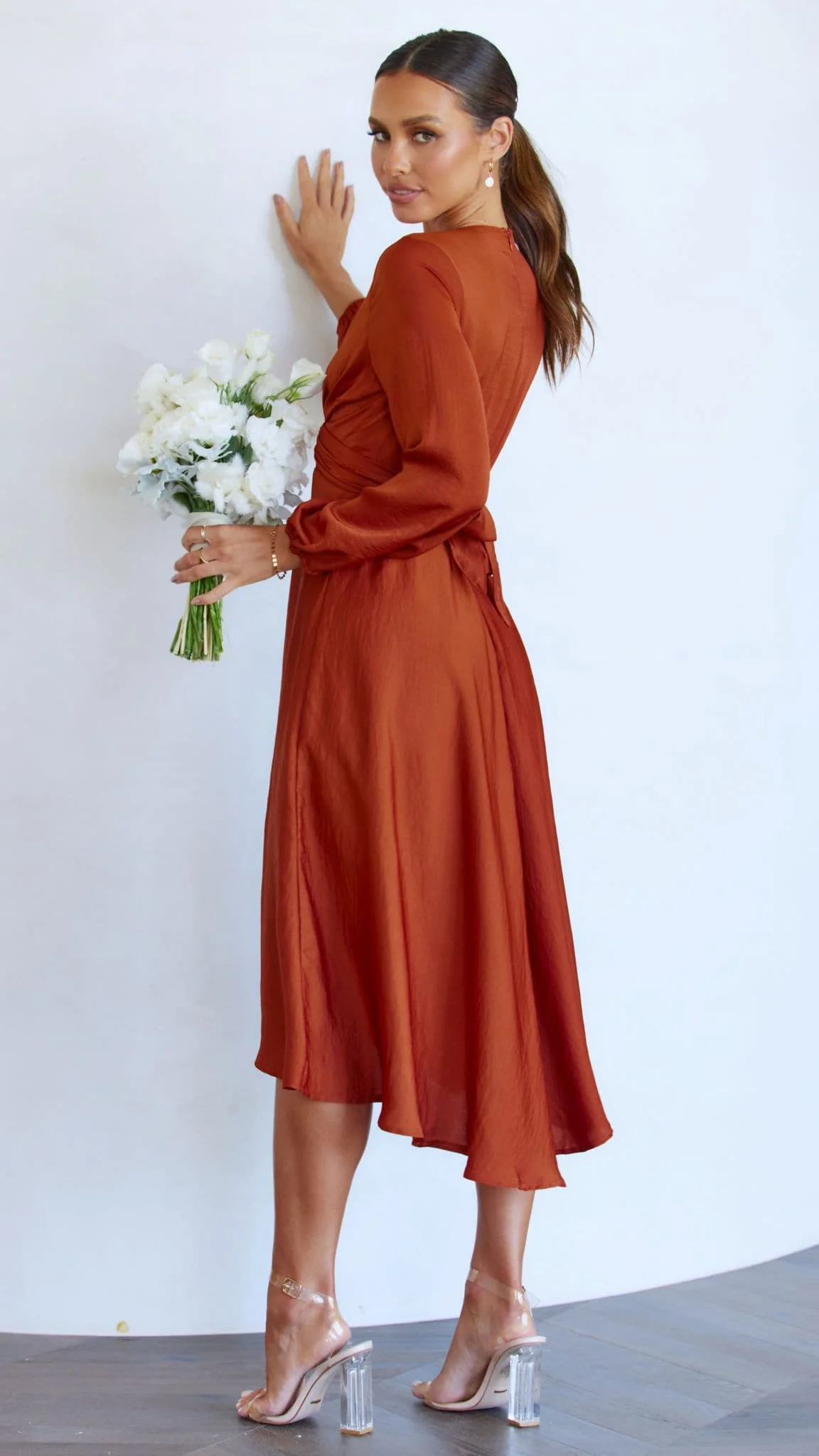 Starry Nights Dress - Rust - Image 12
