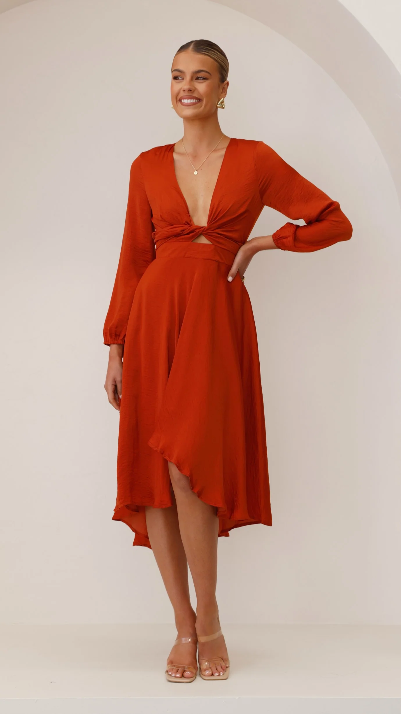 Starry Nights Dress - Rust - Image 19