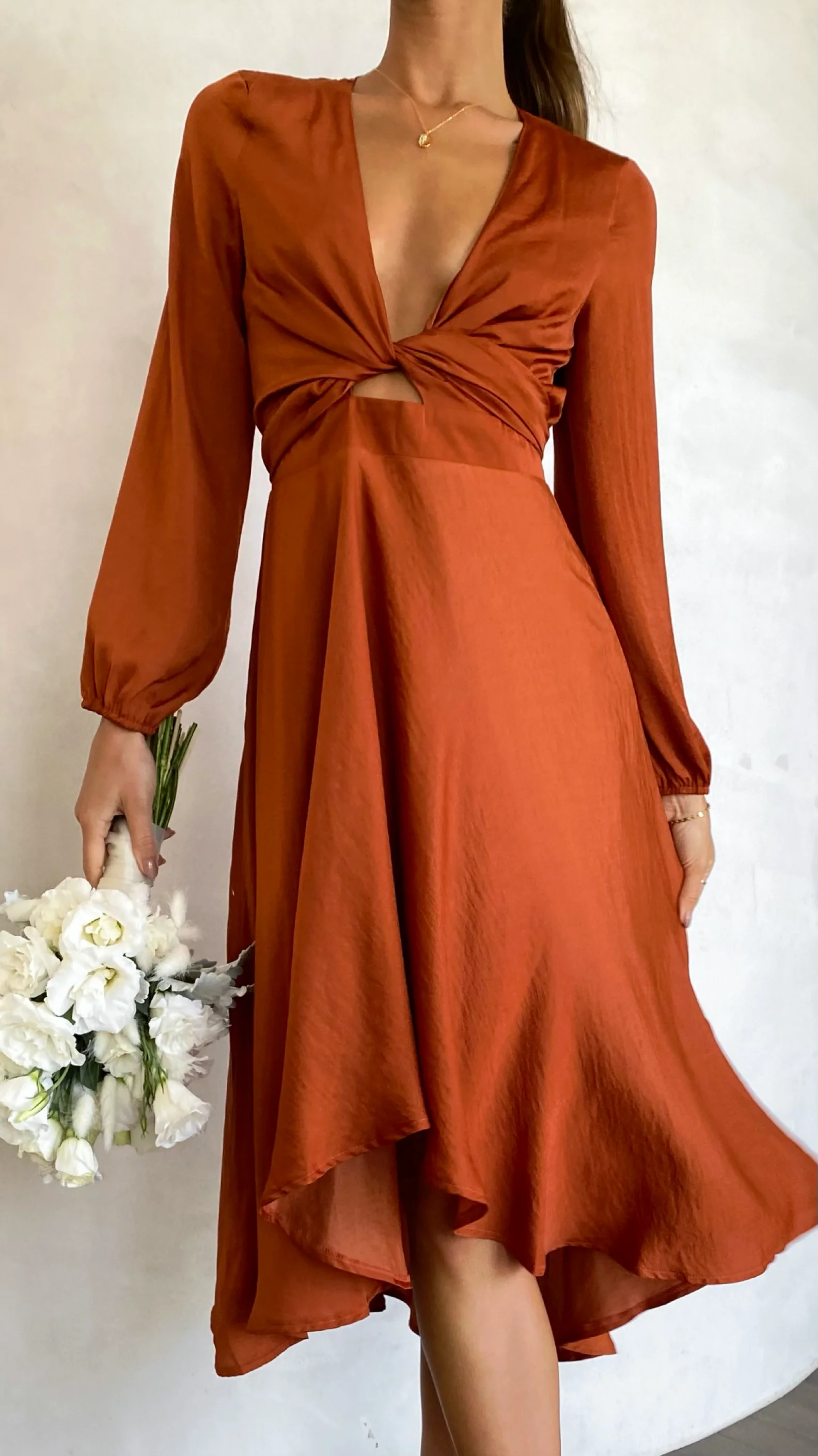 Starry Nights Dress - Rust - Image 35