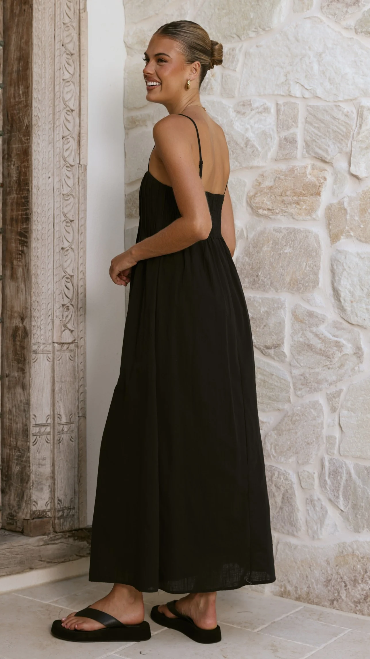 Stayla Maxi Dress - Black - Image 2