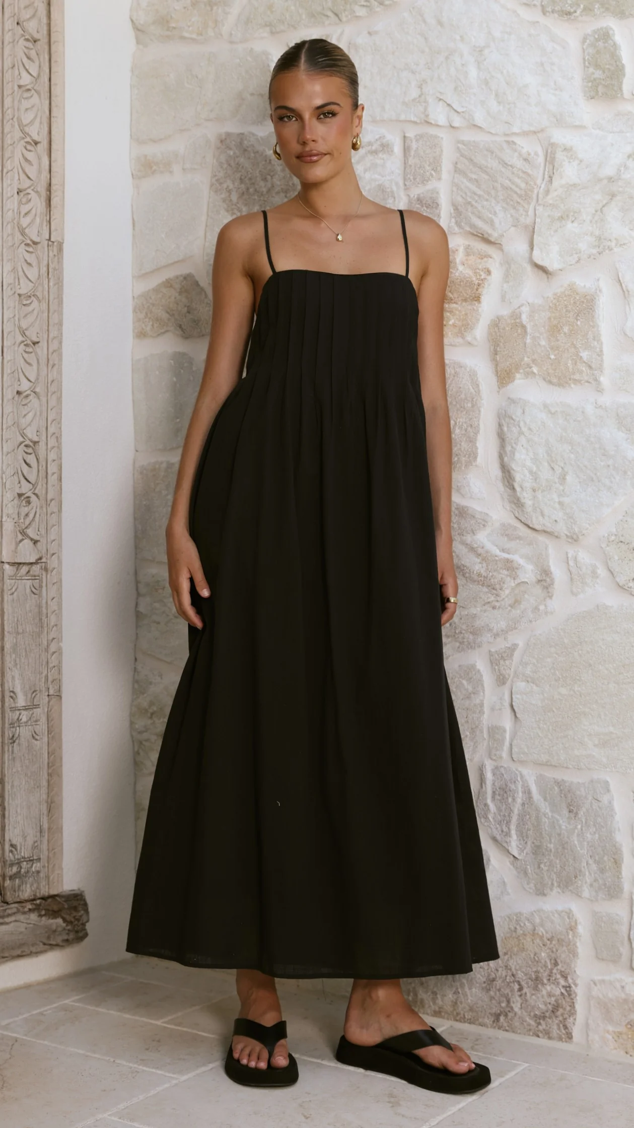 Stayla Maxi Dress - Black - Image 3