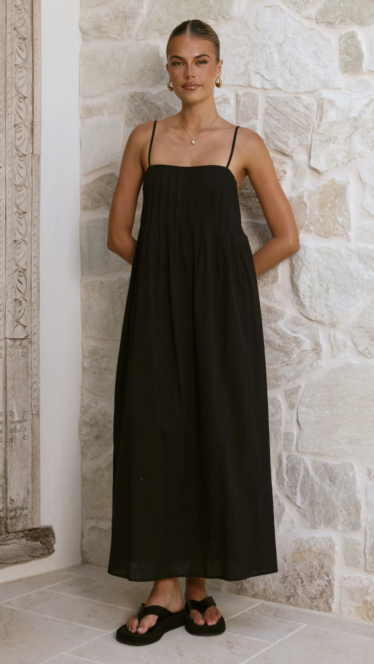 Stayla Maxi Dress - Black - Image 5
