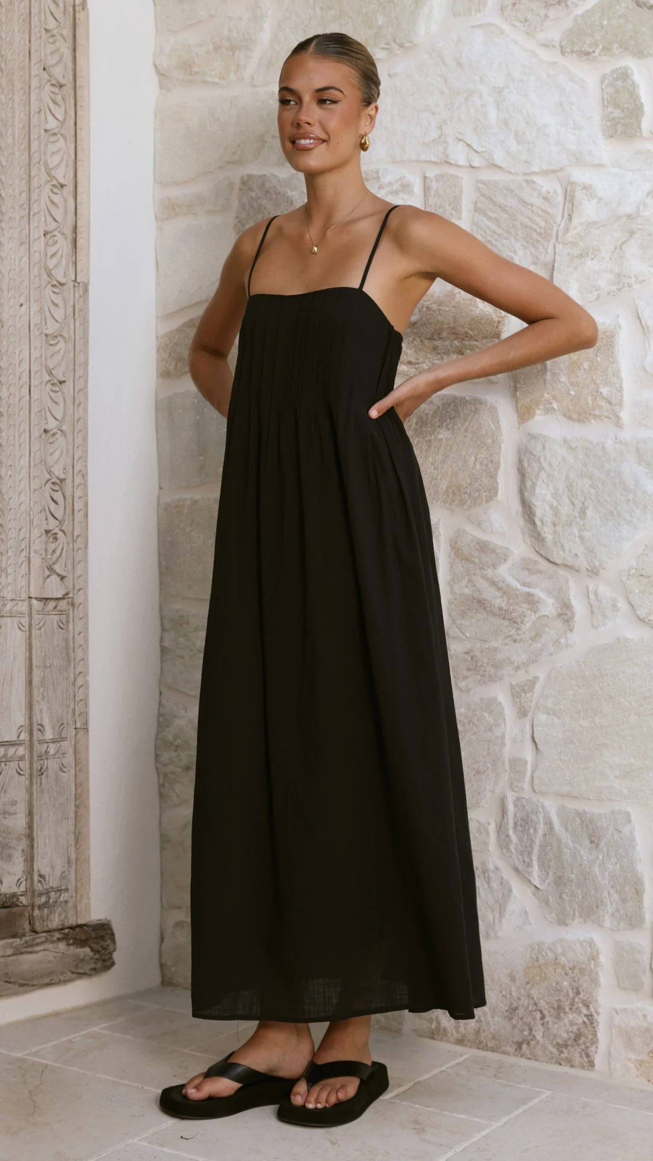 Stayla Maxi Dress - Black - Image 7
