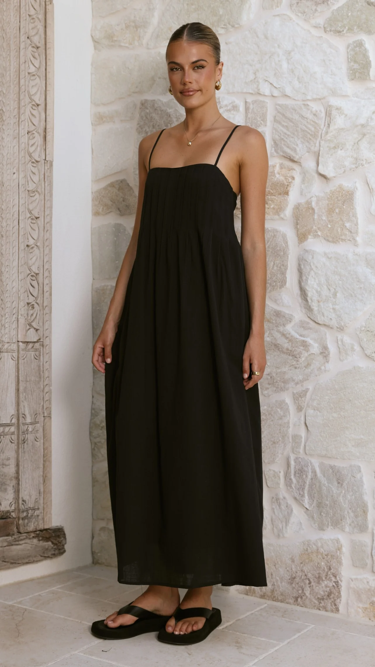 Stayla Maxi Dress - Black - Image 8