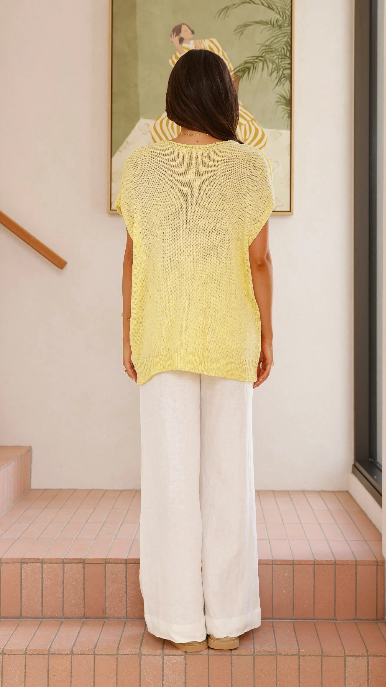 Stelaria Knit Top - Yellow - Image 6