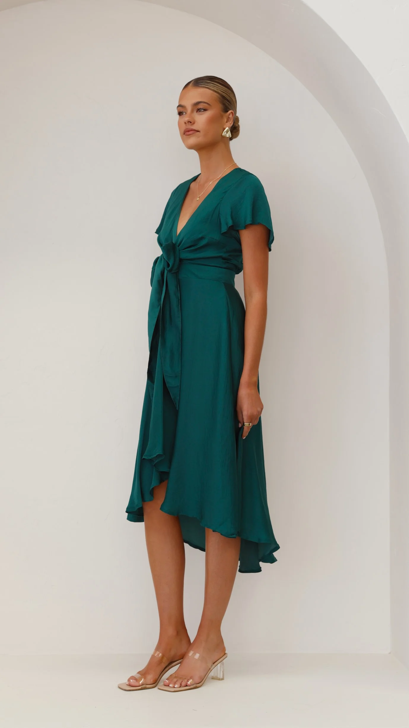 Sunny Daze Dress - Emerald - Image 6