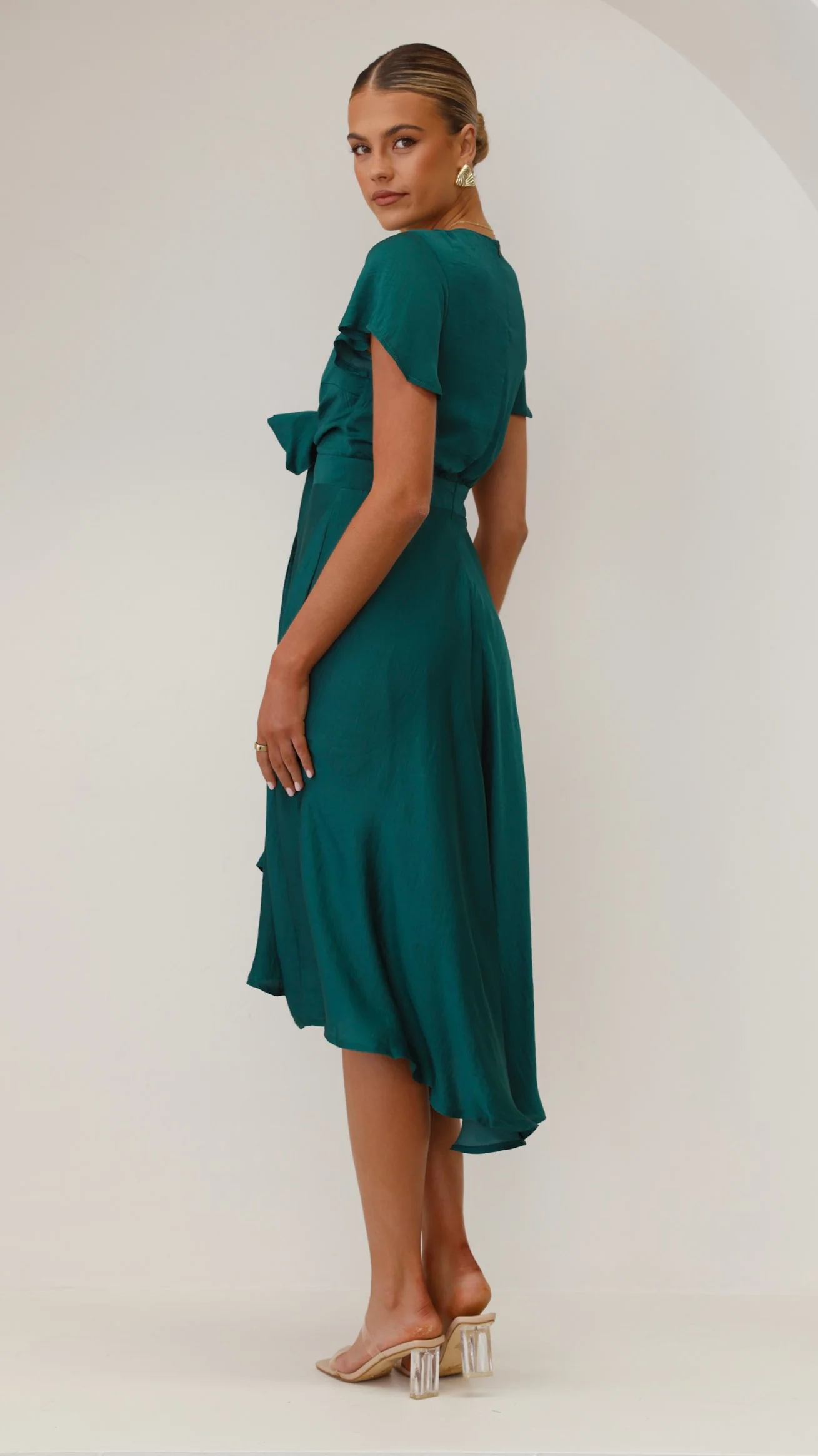 Sunny Daze Dress - Emerald - Image 7