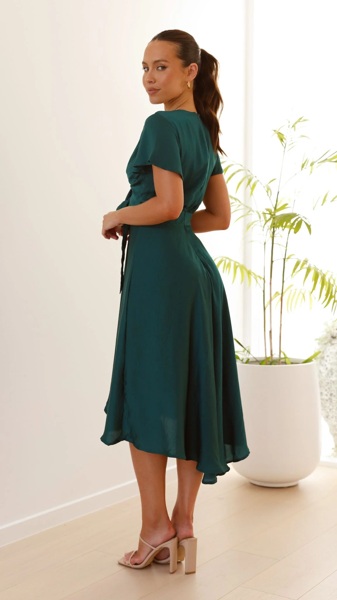 Sunny Daze Dress - Emerald - Image 9