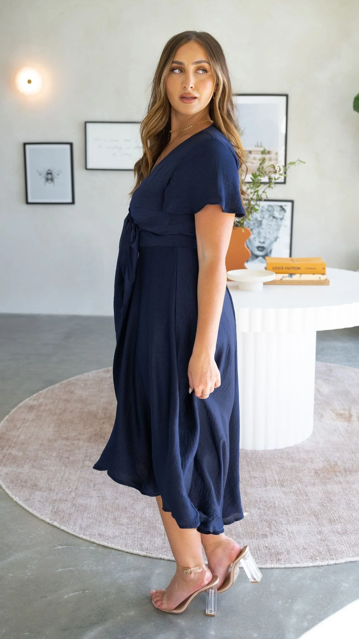 Sunny Daze Dress - Navy - Image 12