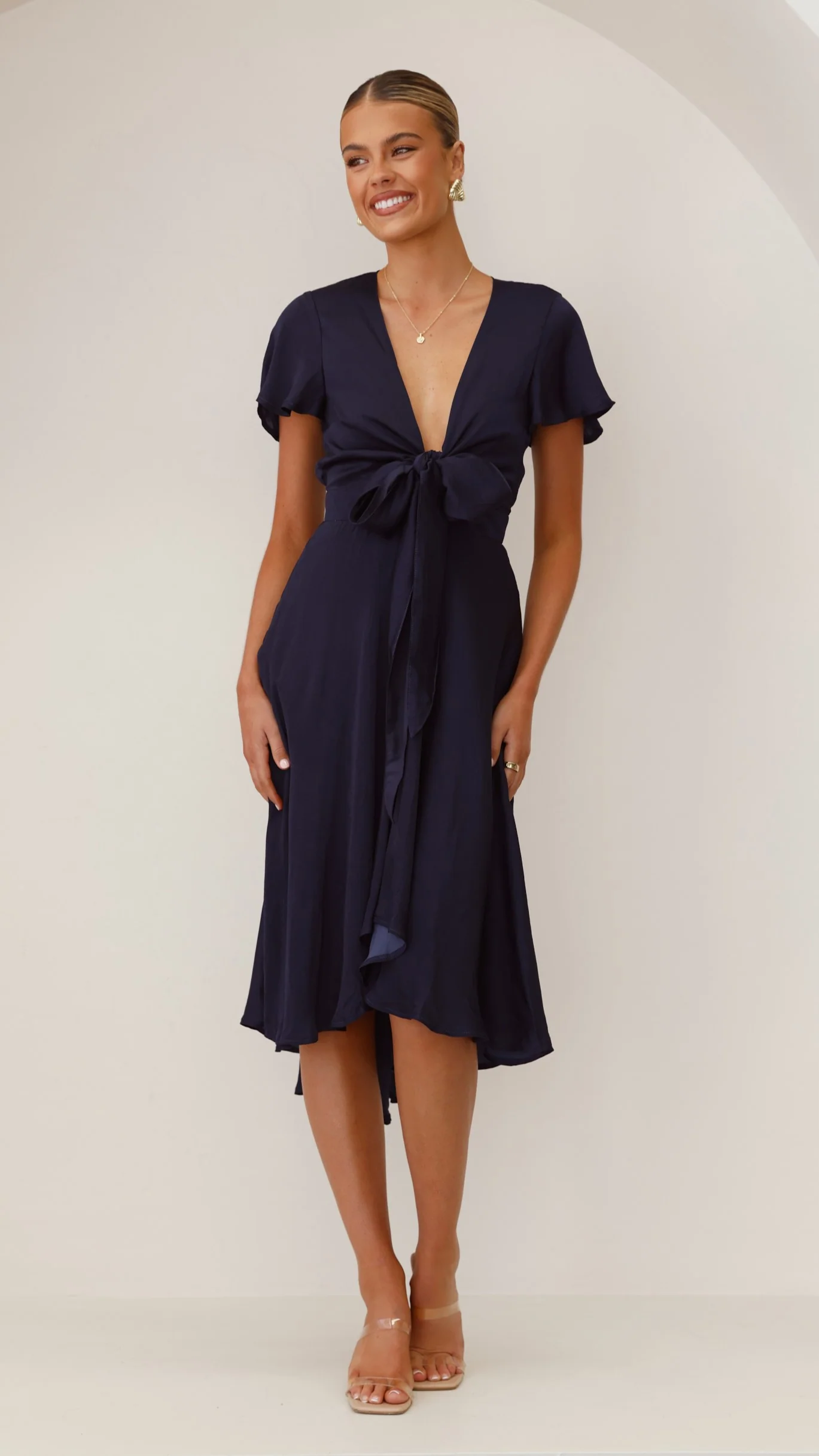 Sunny Daze Dress - Navy - Image 17